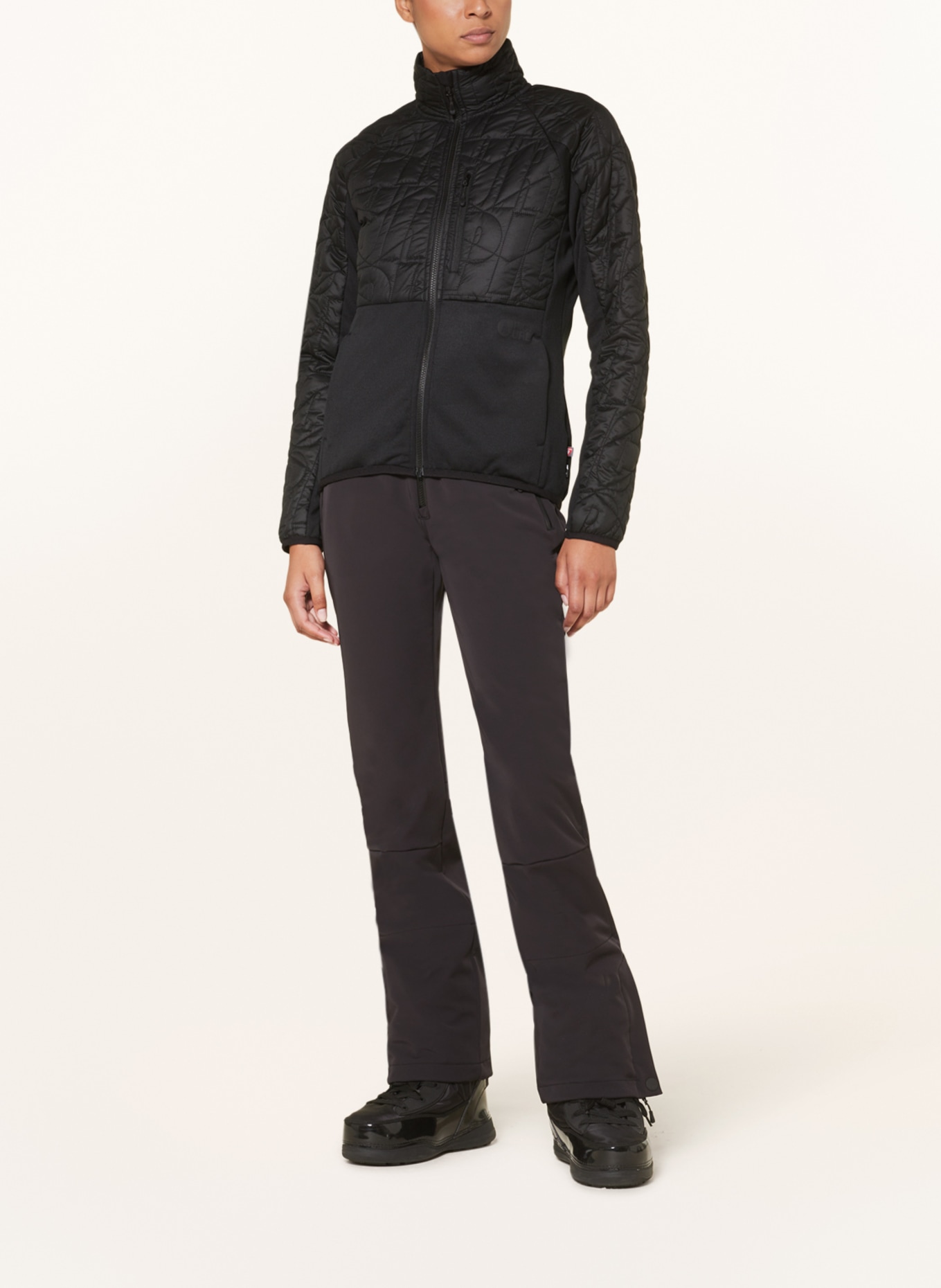 PICTURE Mid-layer jacket TEHANIE, Color: BLACK (Image 2)