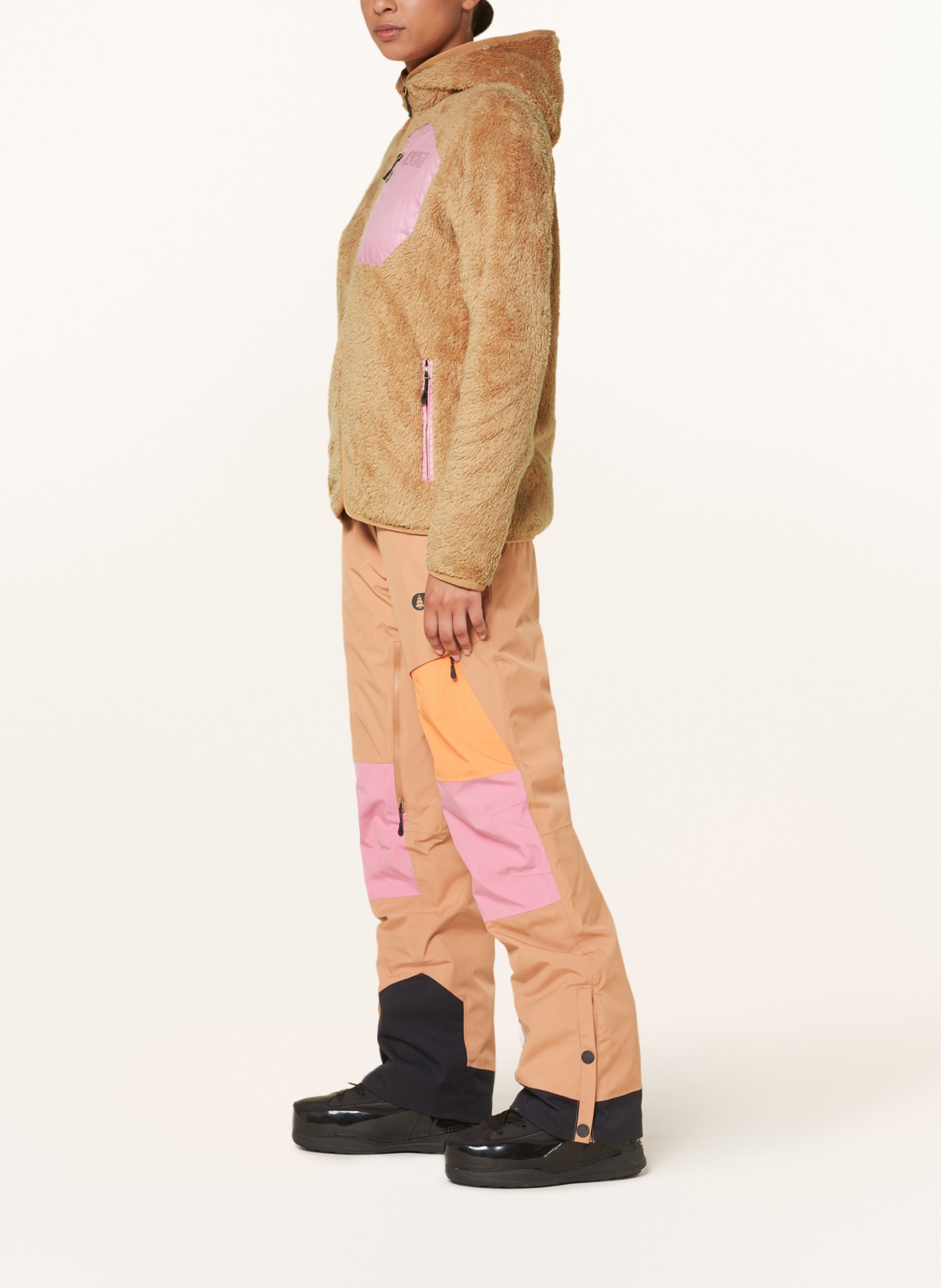 PICTURE Fleecová bunda IZIMO, Barva: SVĚTLE HNĚDÁ (Obrázek 4)