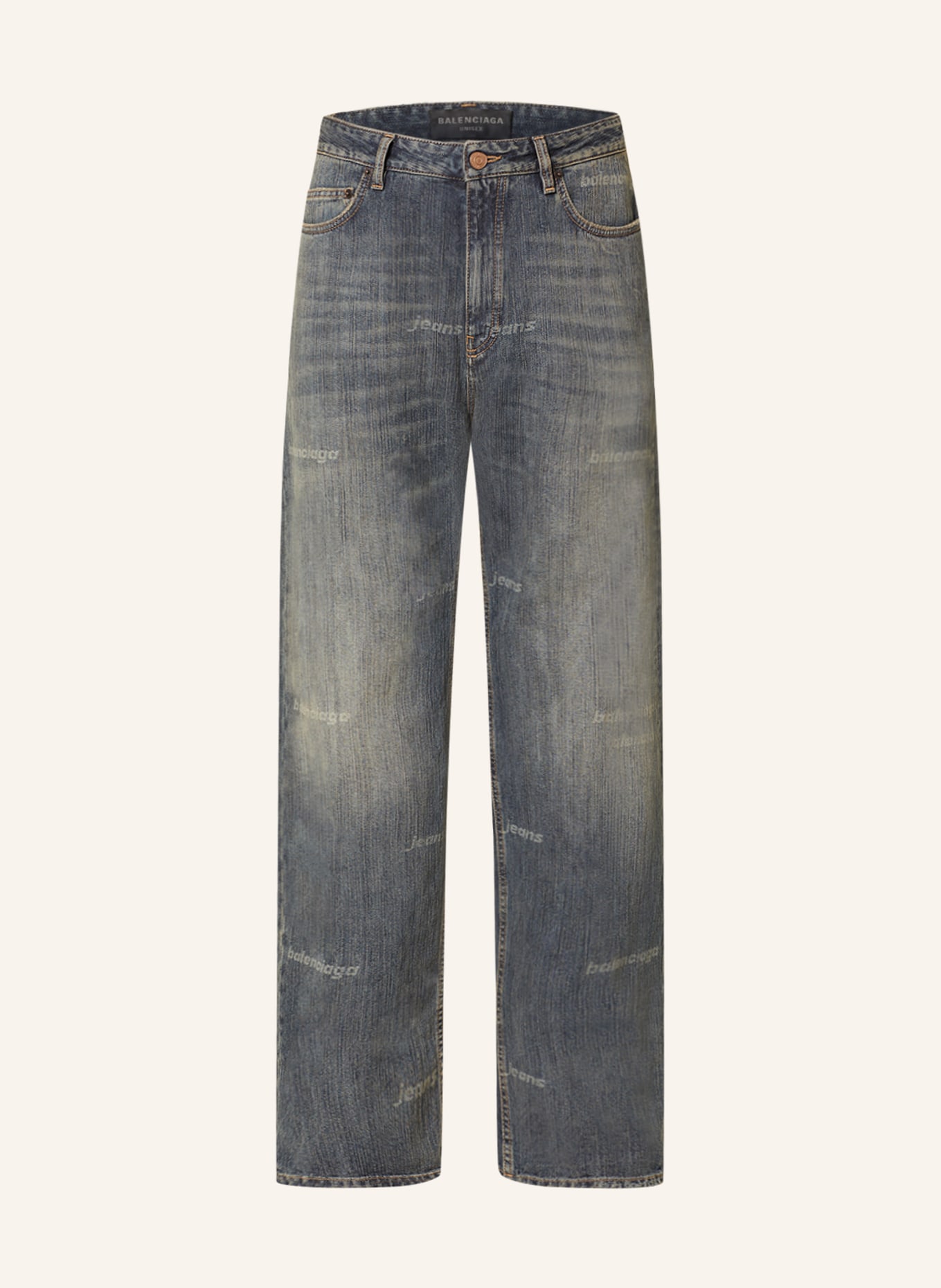 BALENCIAGA Jeans Medium Fit, Farbe: 4036 BLUE LIGHT RING (Bild 1)