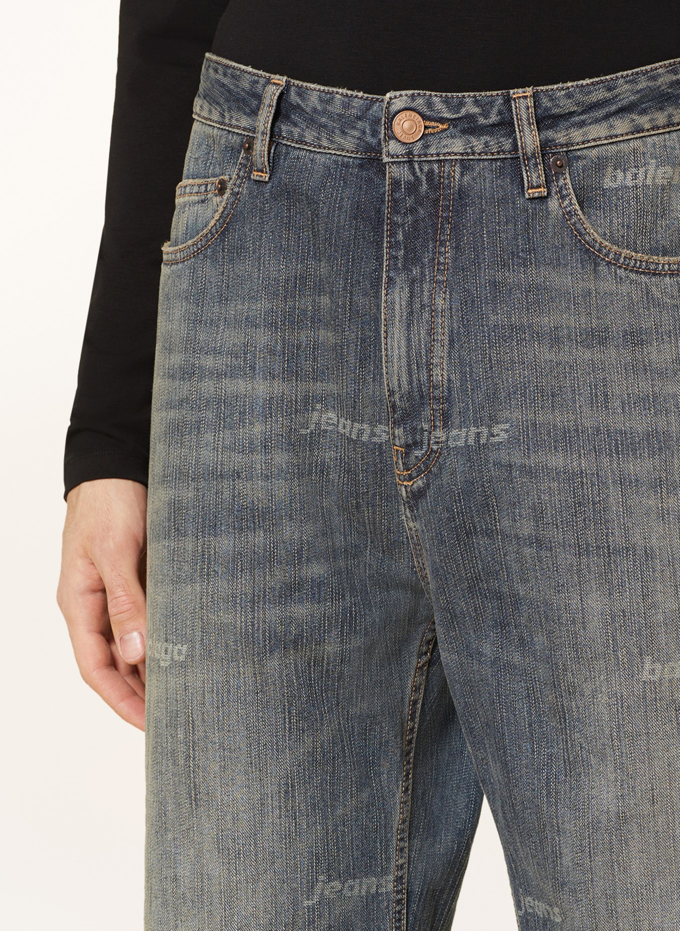 BALENCIAGA Jeans Medium Fit, Farbe: 4036 BLUE LIGHT RING (Bild 5)