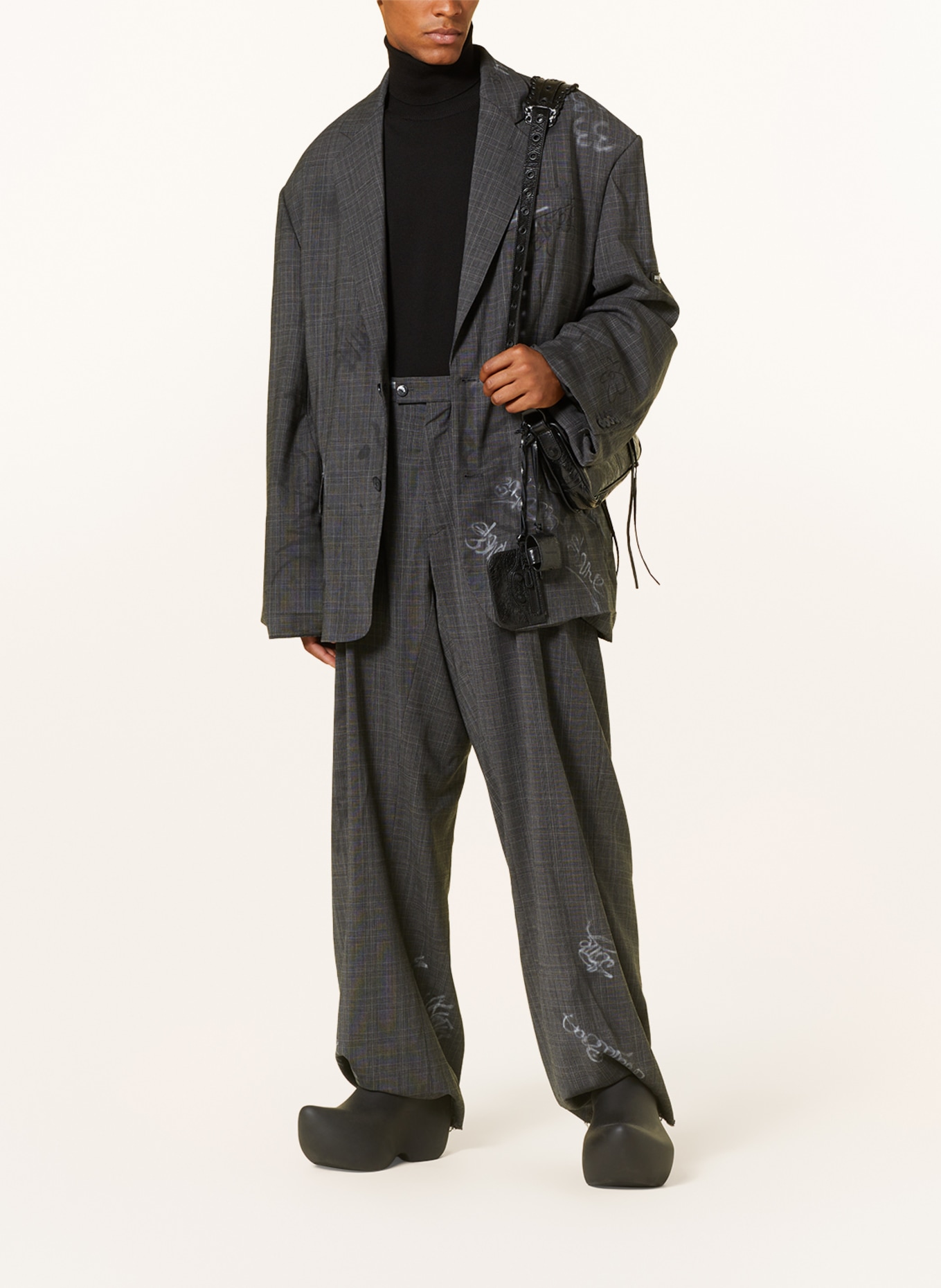 BALENCIAGA Oversized-Sakko Regular Fit, Farbe: 1240 grey (Bild 2)