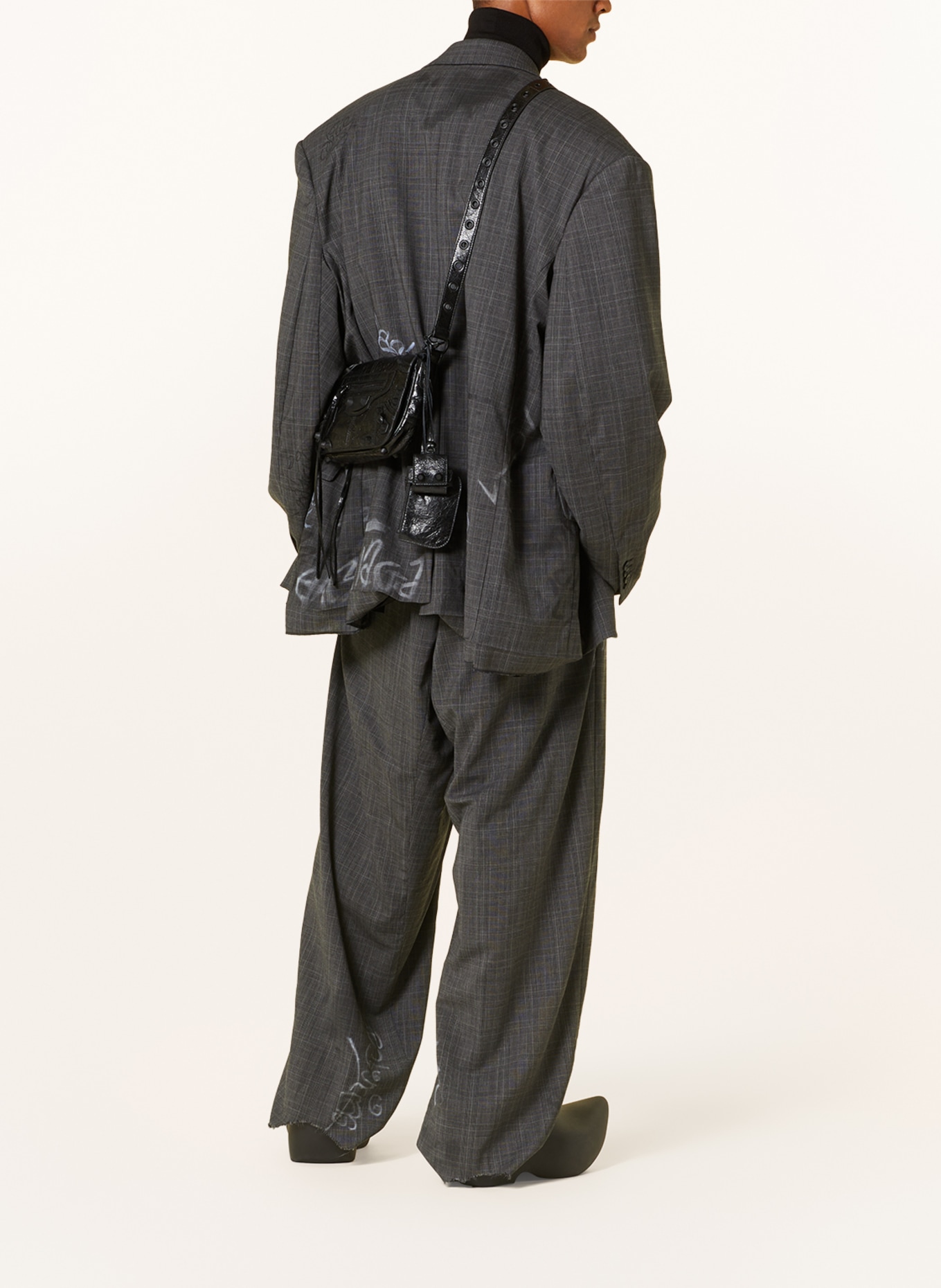 BALENCIAGA Oversized-Sakko Regular Fit, Farbe: 1240 grey (Bild 3)