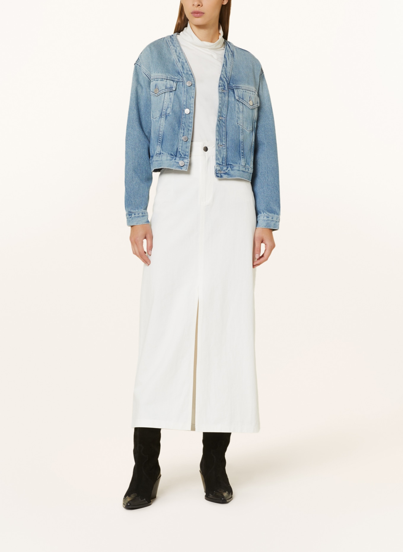 AG Jeans Kurtka jeansowa ALANNA, Kolor: IDYL LIGHT BLUE (Obrazek 2)