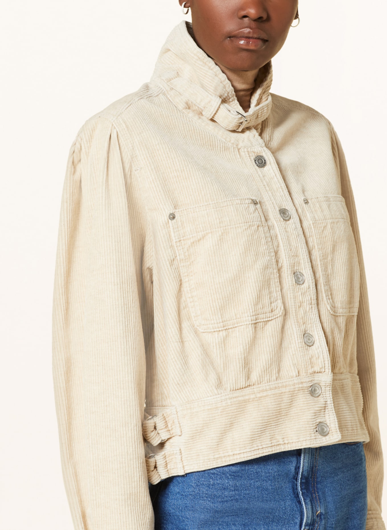 MARANT ÉTOILE Corduroy jacket RASHANE, Color: BEIGE (Image 4)