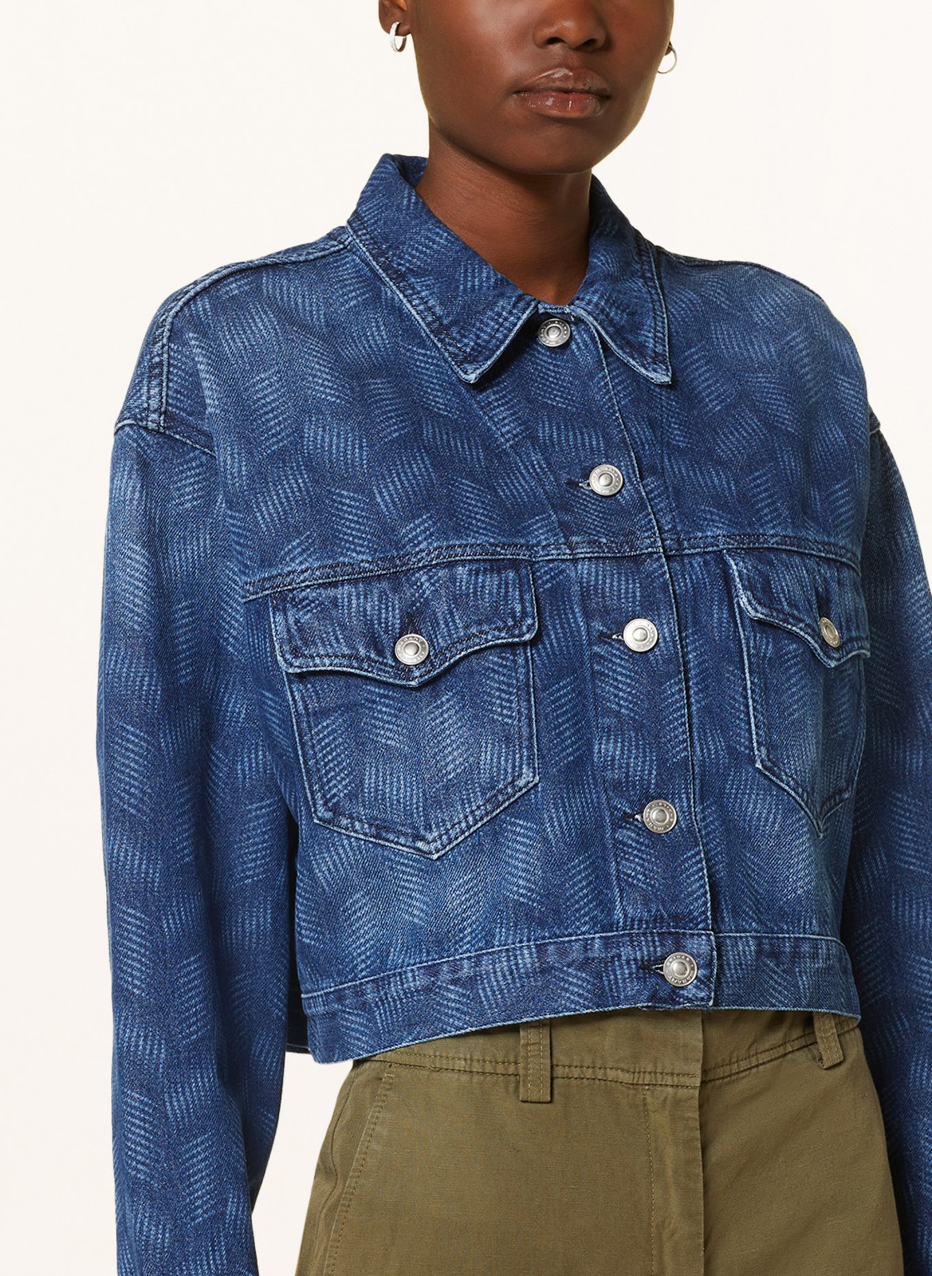 MARANT ÉTOILE Denim jacket TADIA, Color: BLUE (Image 4)