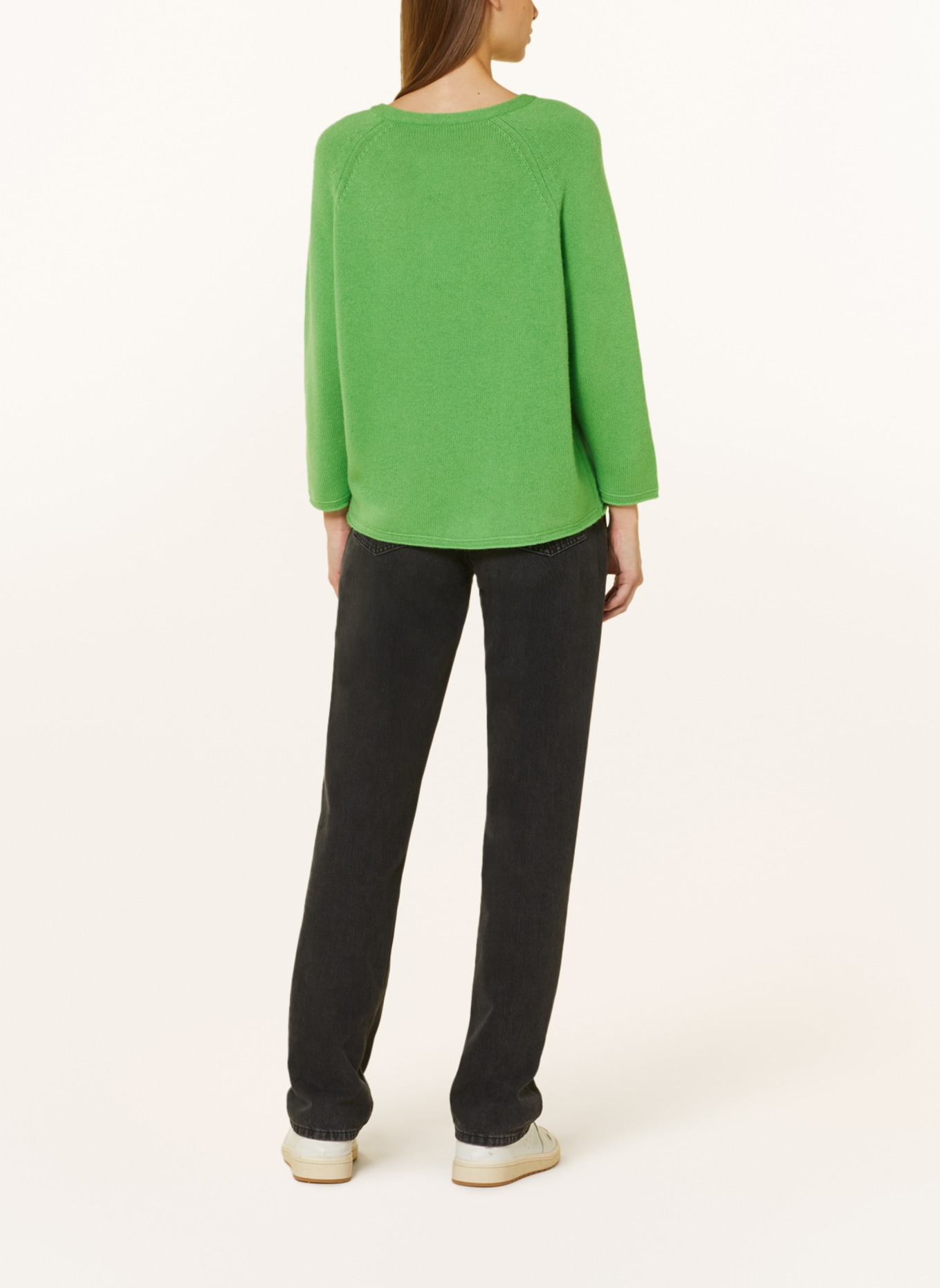 MRS & HUGS Pullover mit Cashmere, Farbe: NEONGRÜN (Bild 3)