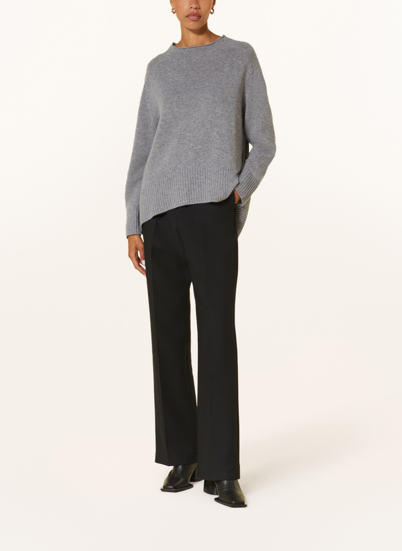 MRS & HUGS Pullover mit Cashmere, Farbe: GRAU (Bild 2)