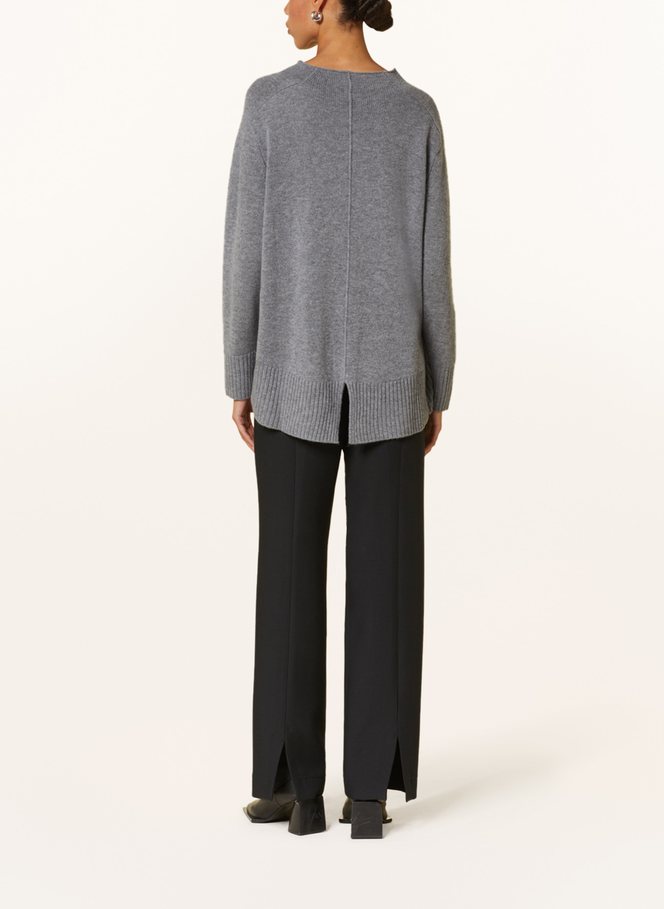 MRS & HUGS Pullover mit Cashmere, Farbe: GRAU (Bild 3)