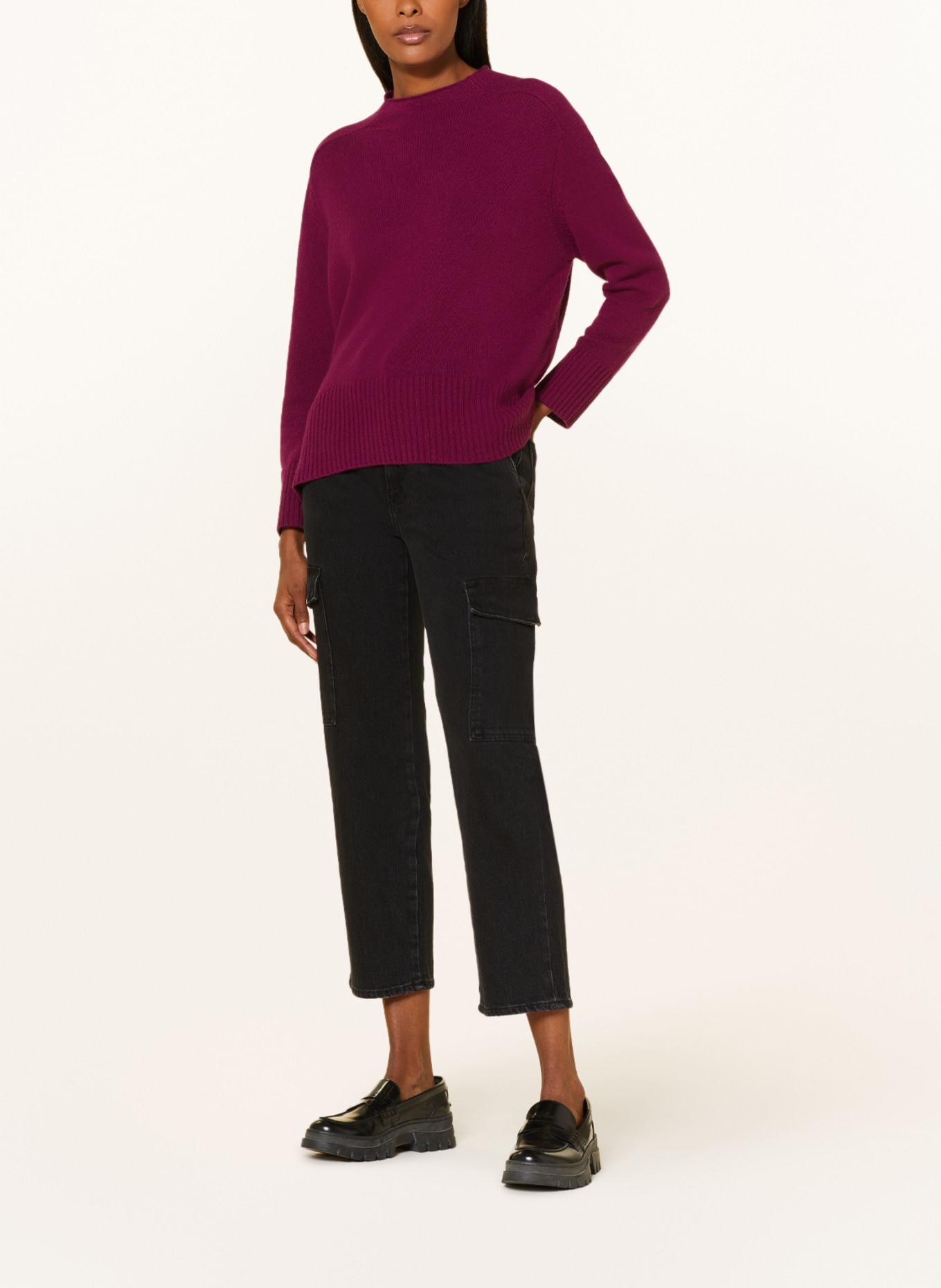 MRS & HUGS Pullover mit Cashmere, Farbe: FUCHSIA (Bild 2)