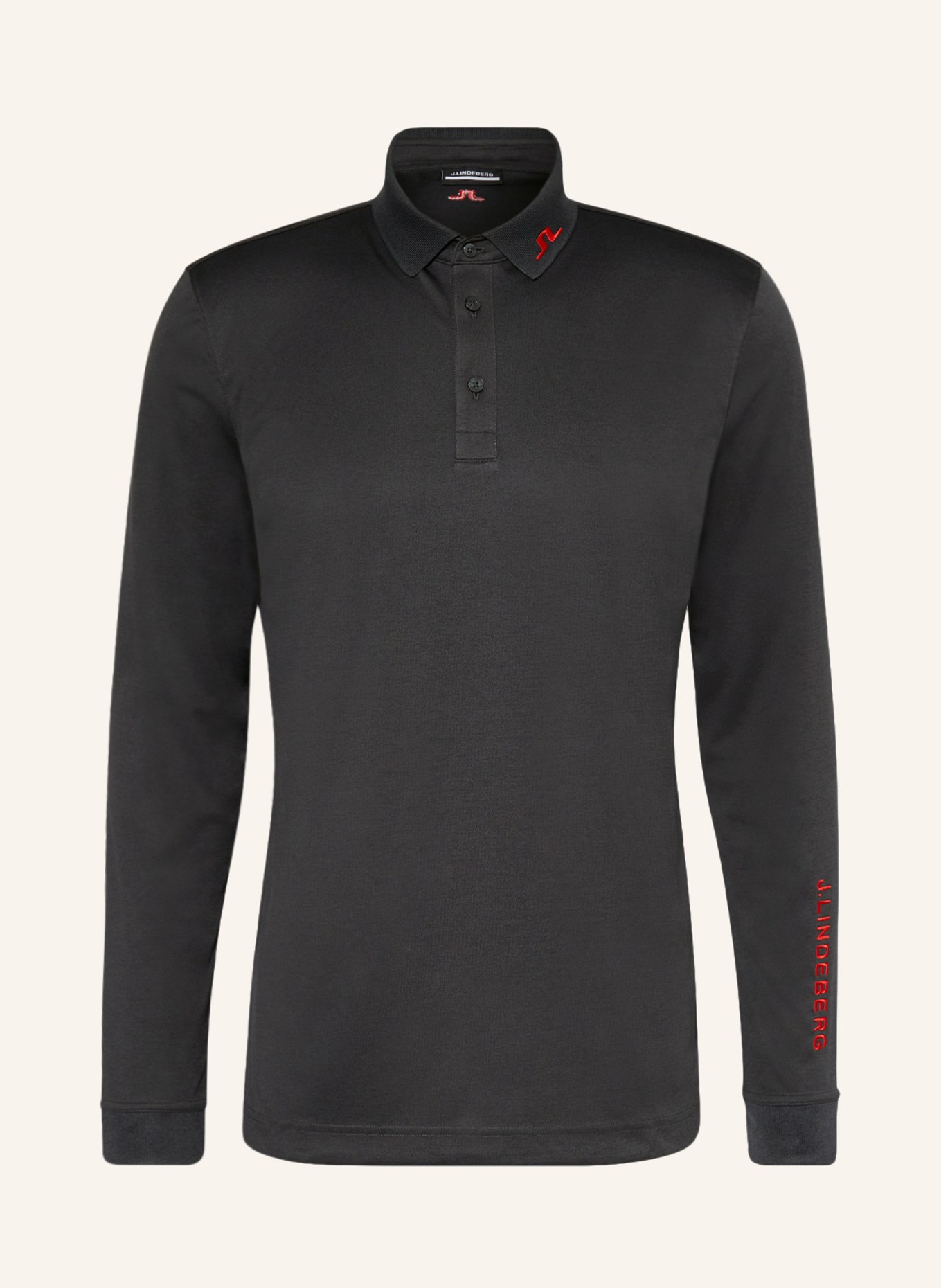 J.LINDEBERG Performance polo shirt, Color: BLACK (Image 1)