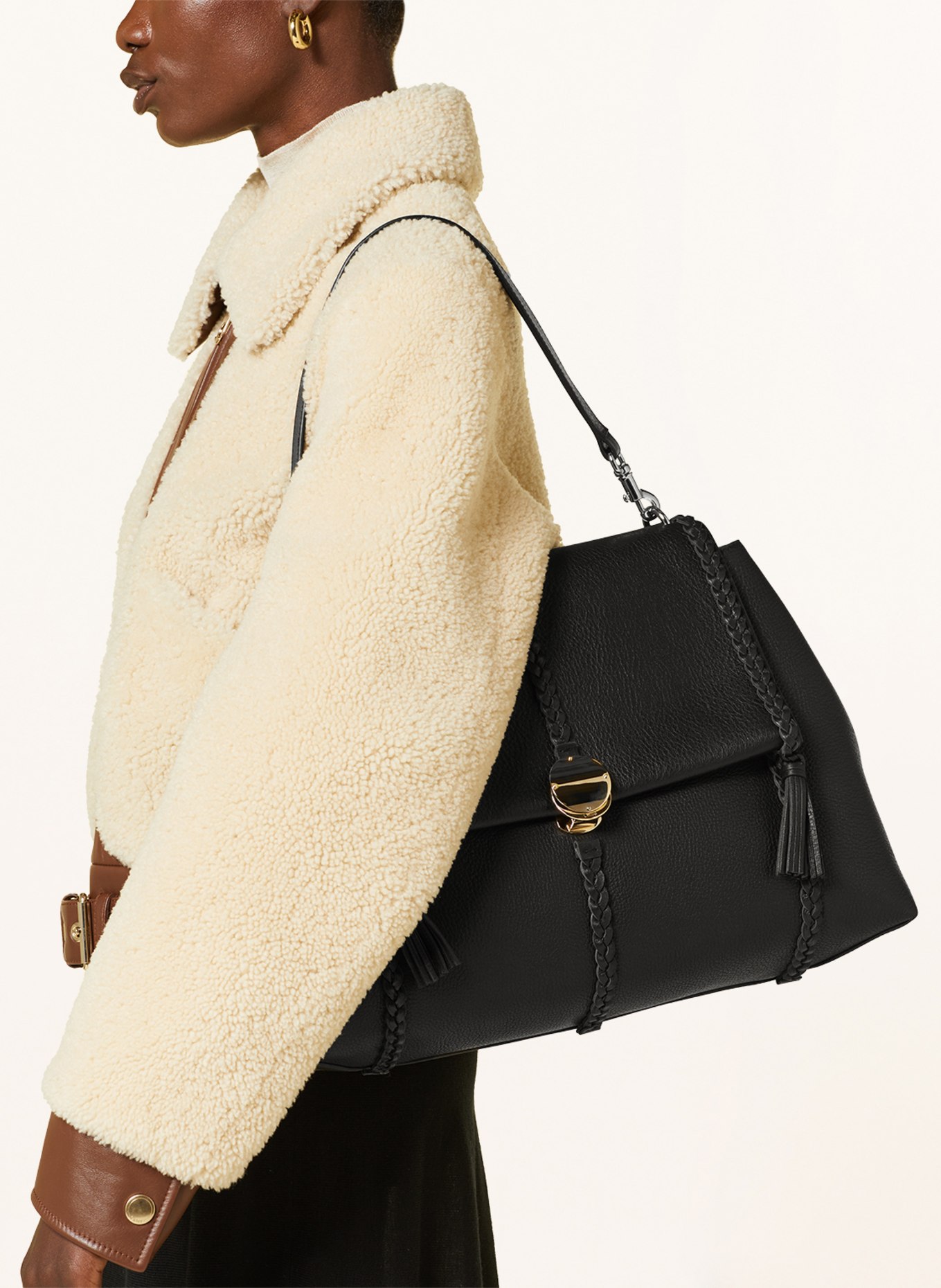 Chloé Handbag PENELOPE LARGE, Color: BLACK (Image 4)