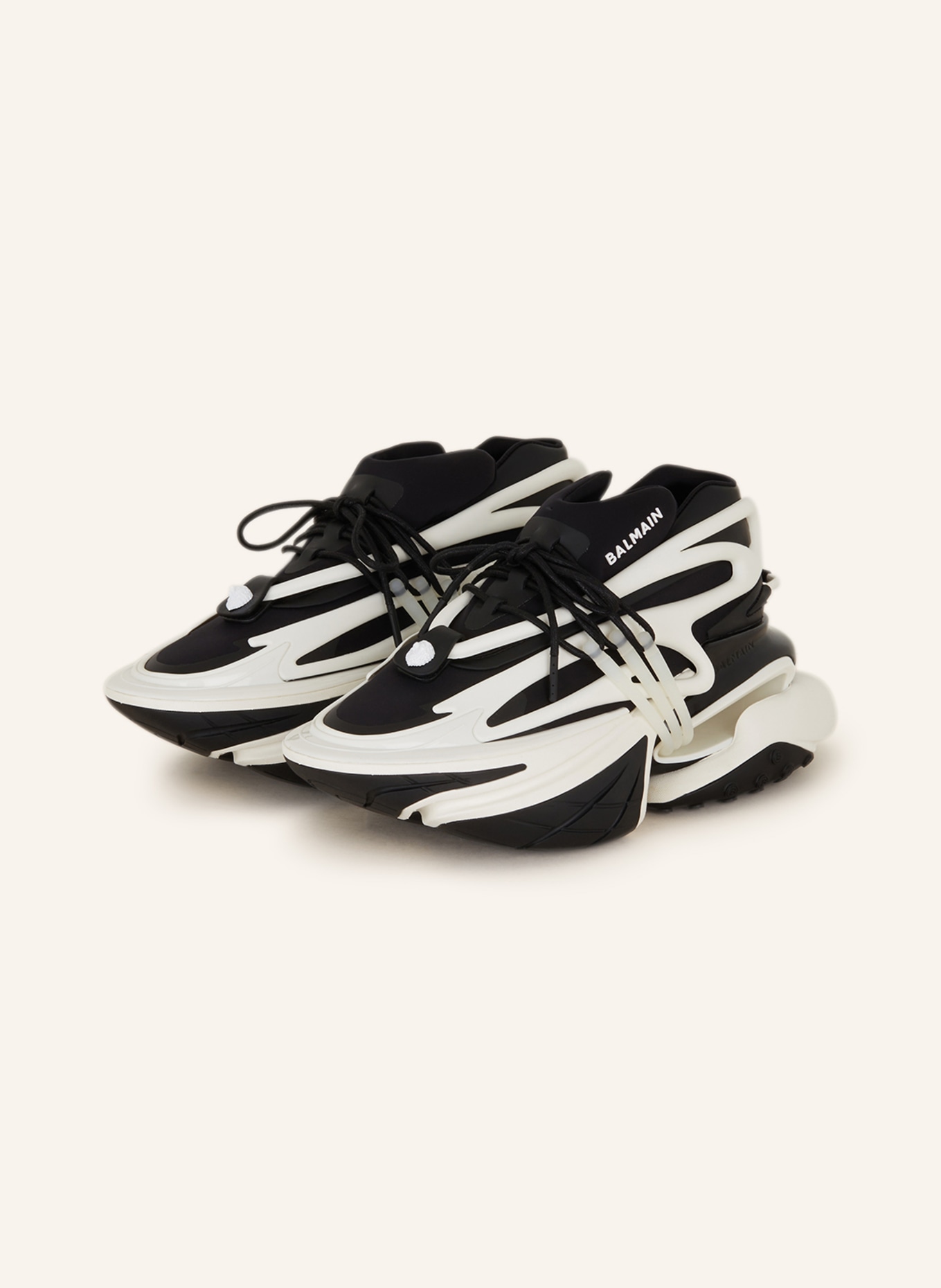 BALMAIN Sneakers UNICORN, Color: BLACK/ WHITE (Image 1)