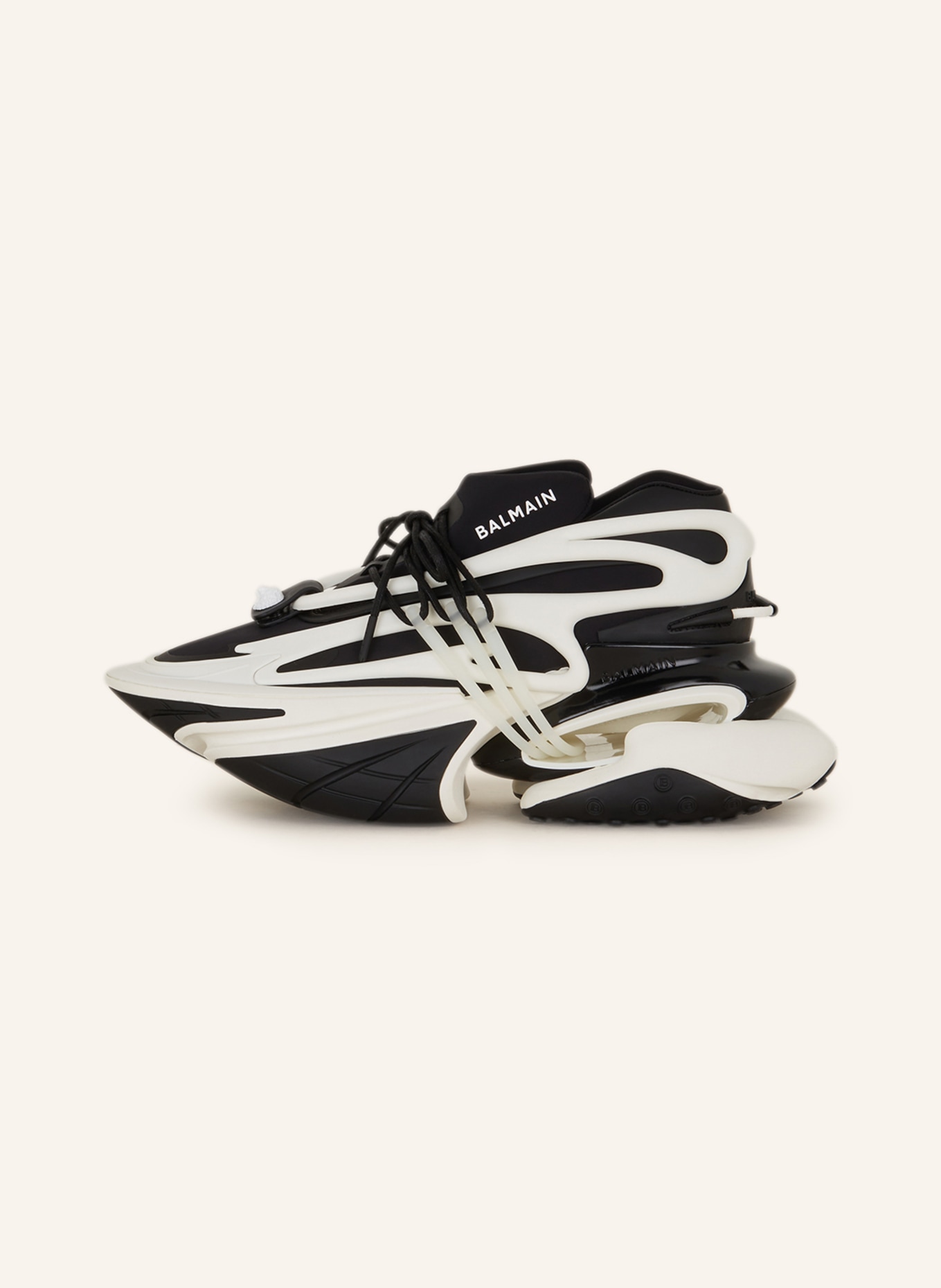 BALMAIN Sneakers UNICORN, Color: BLACK/ WHITE (Image 4)