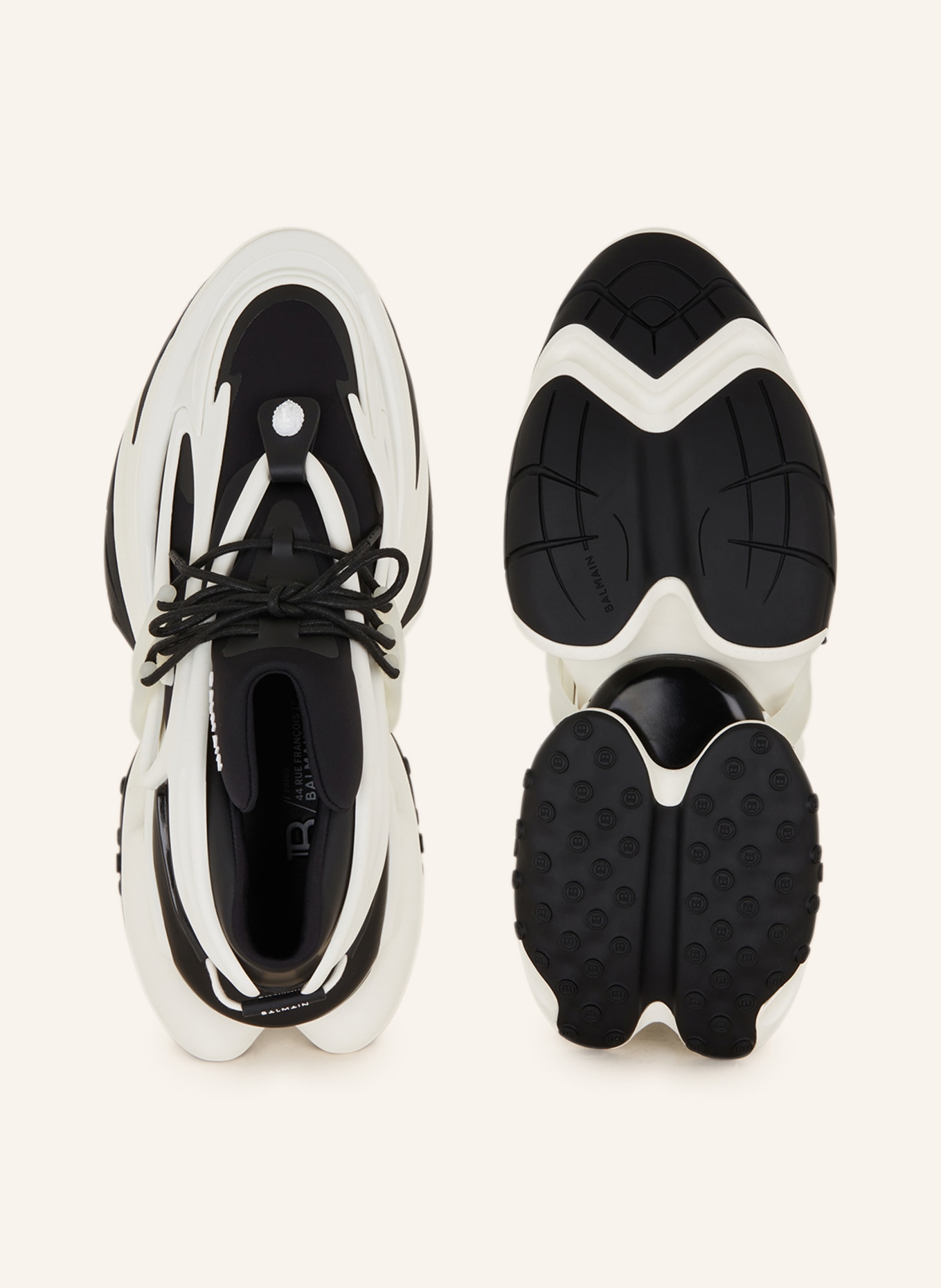 BALMAIN Sneakers UNICORN, Color: BLACK/ WHITE (Image 5)