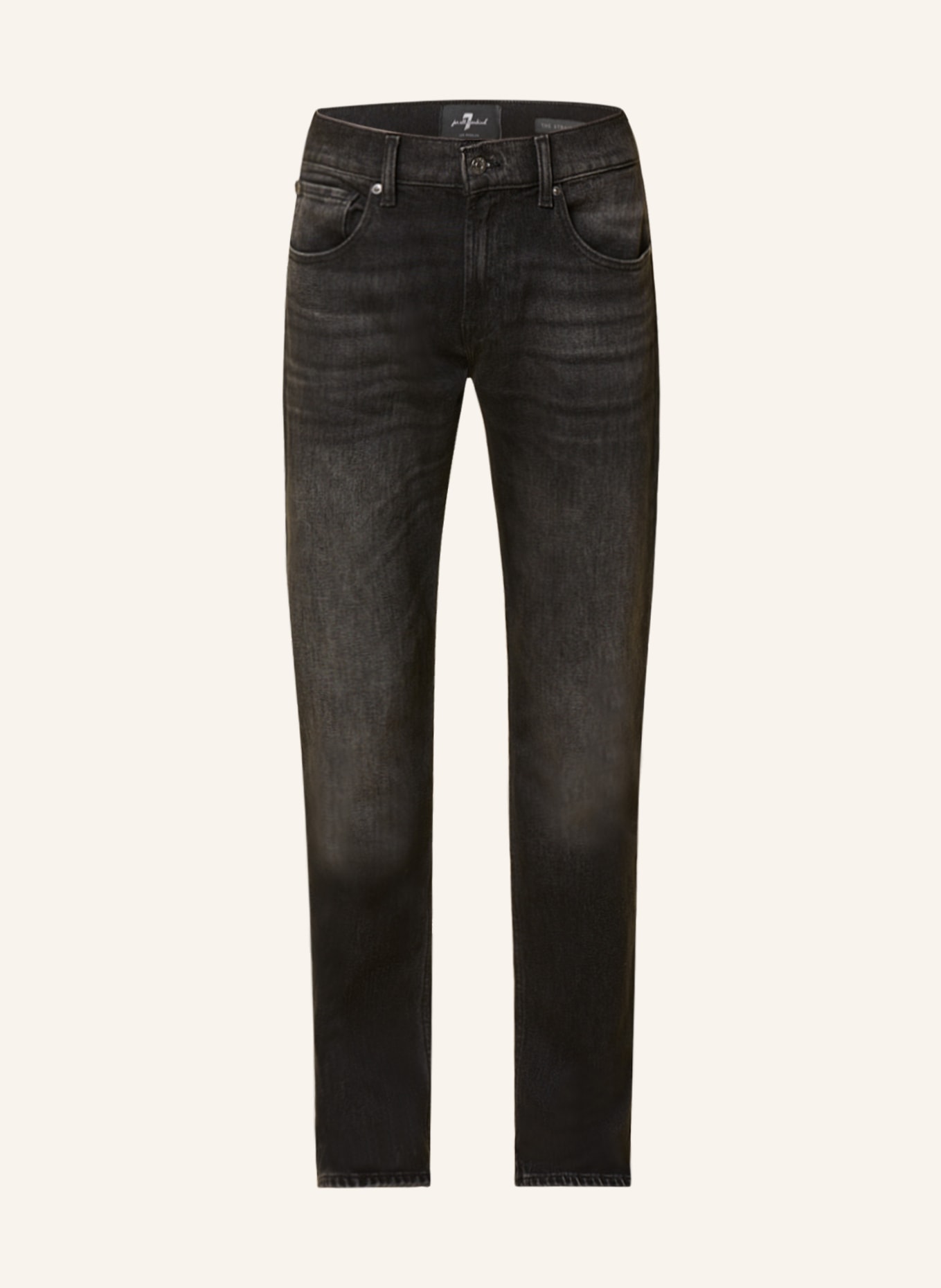 7 for all mankind Jeans THE STRAIGHT Regular Fit, Farbe: BLACK (Bild 1)