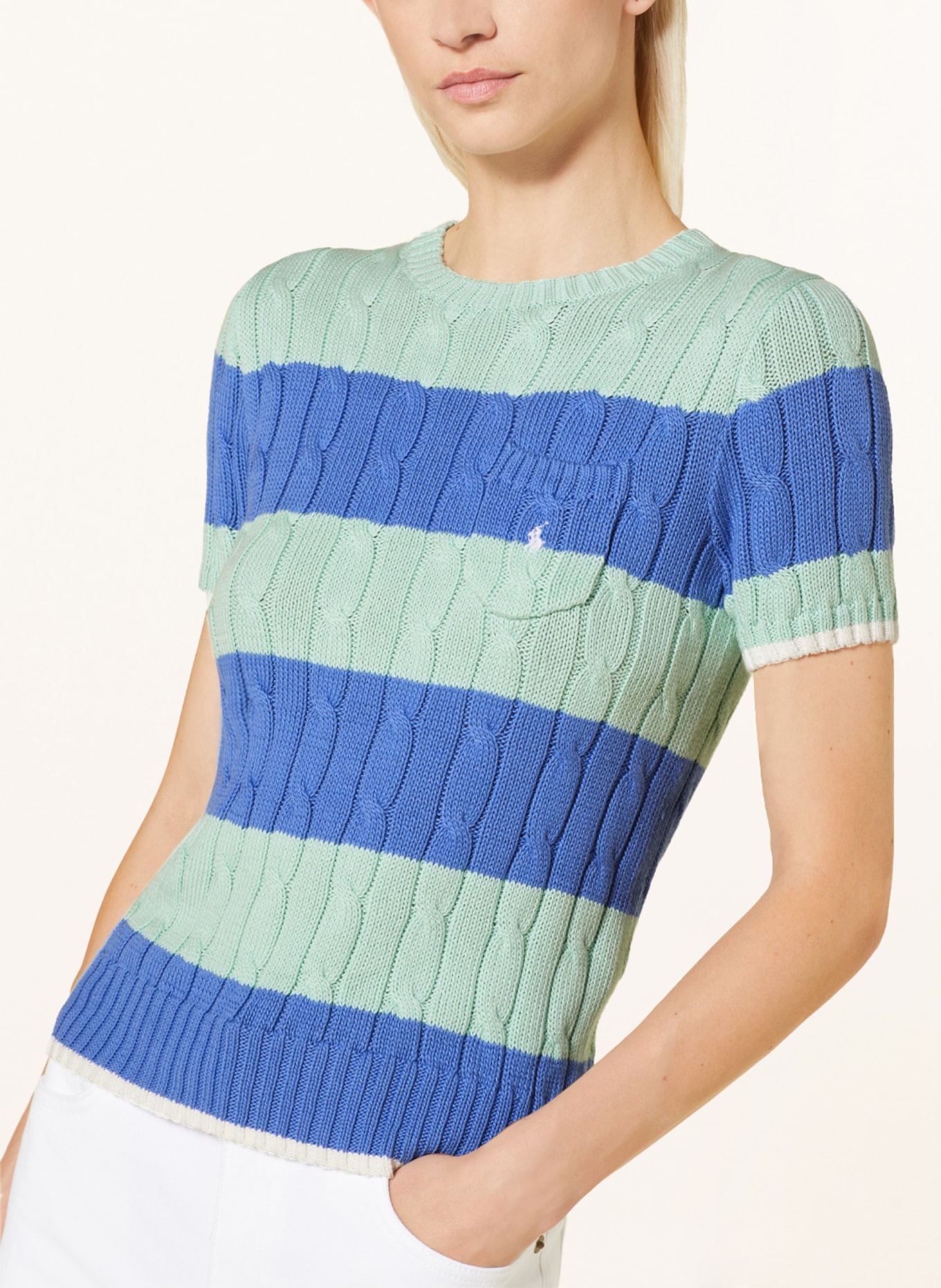 POLO RALPH LAUREN Knit shirt, Color: TURQUOISE/ BLUE (Image 4)