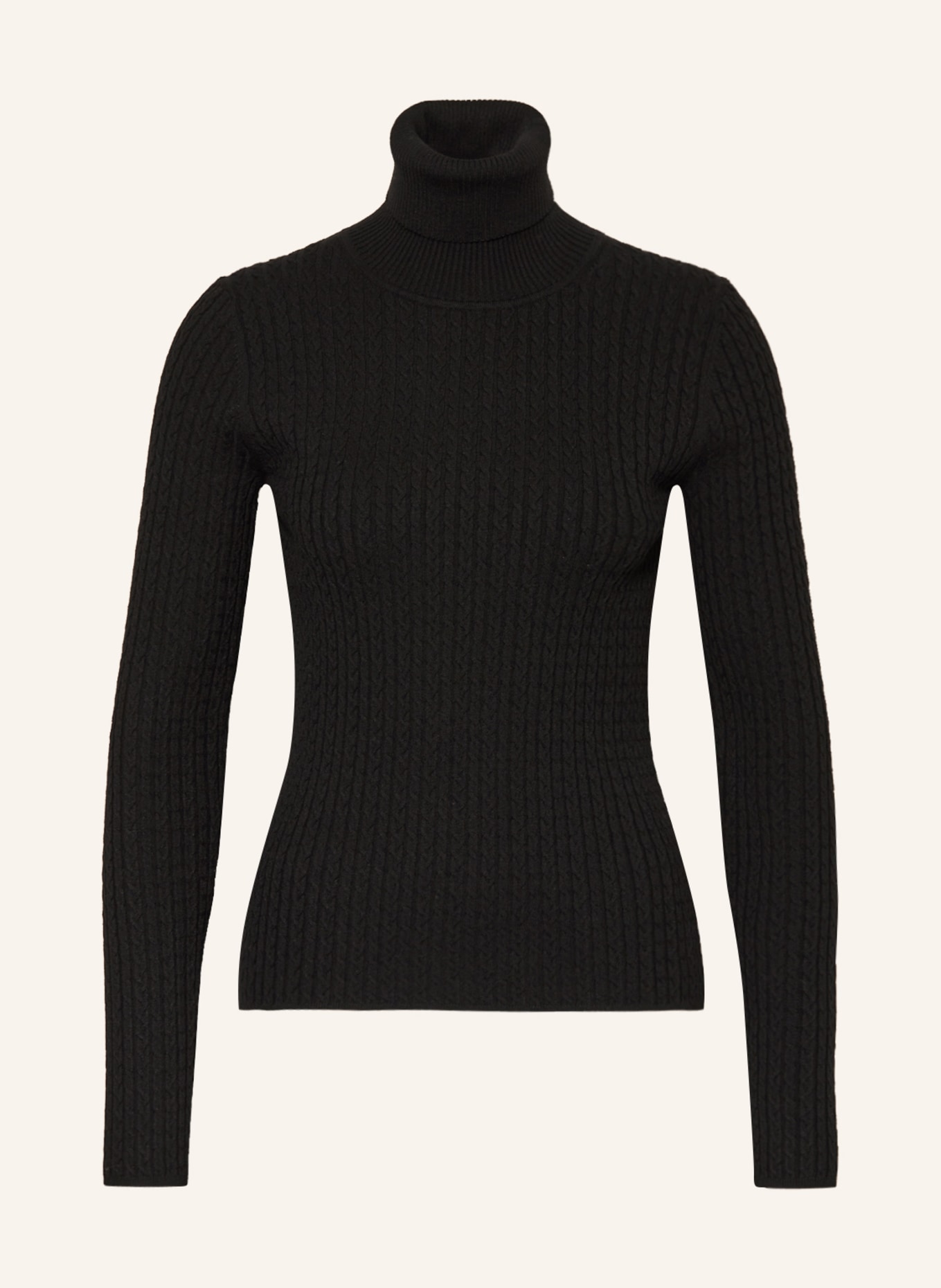 MRS & HUGS Turtleneck sweater, Color: BLACK (Image 1)