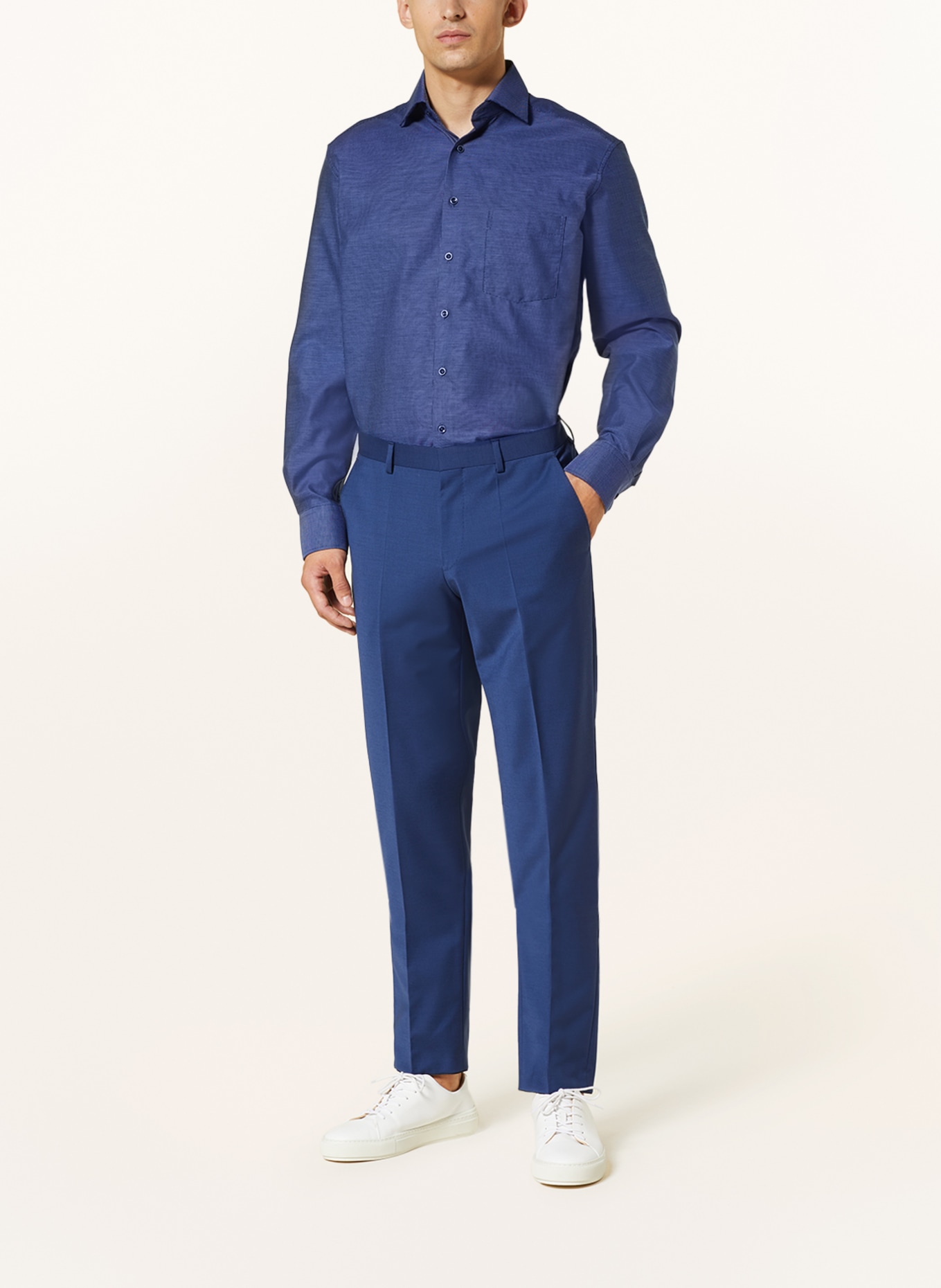 blue fit in modern Shirt ETERNA