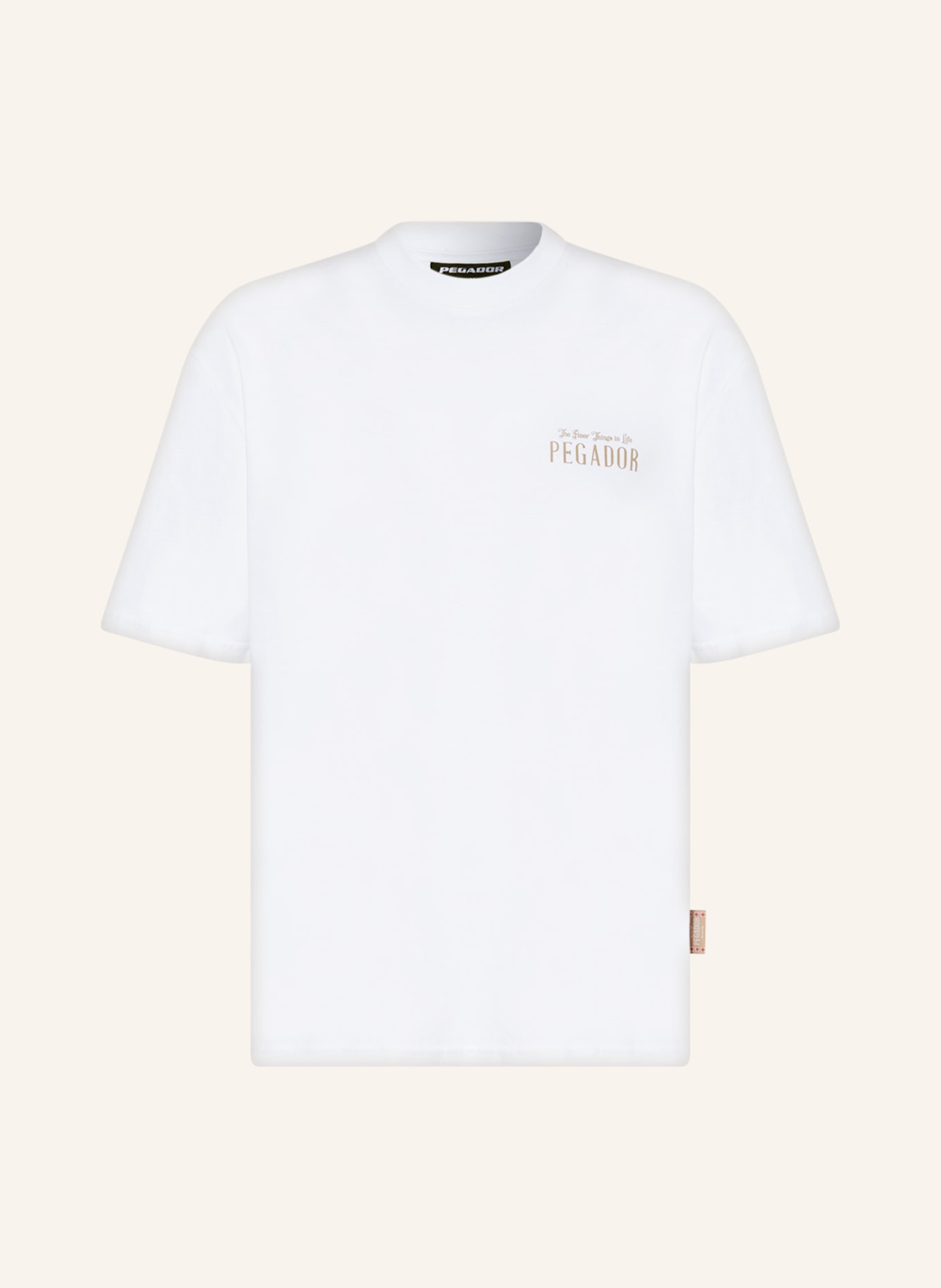PEGADOR T-shirt LEANDER, Color: WHITE (Image 1)