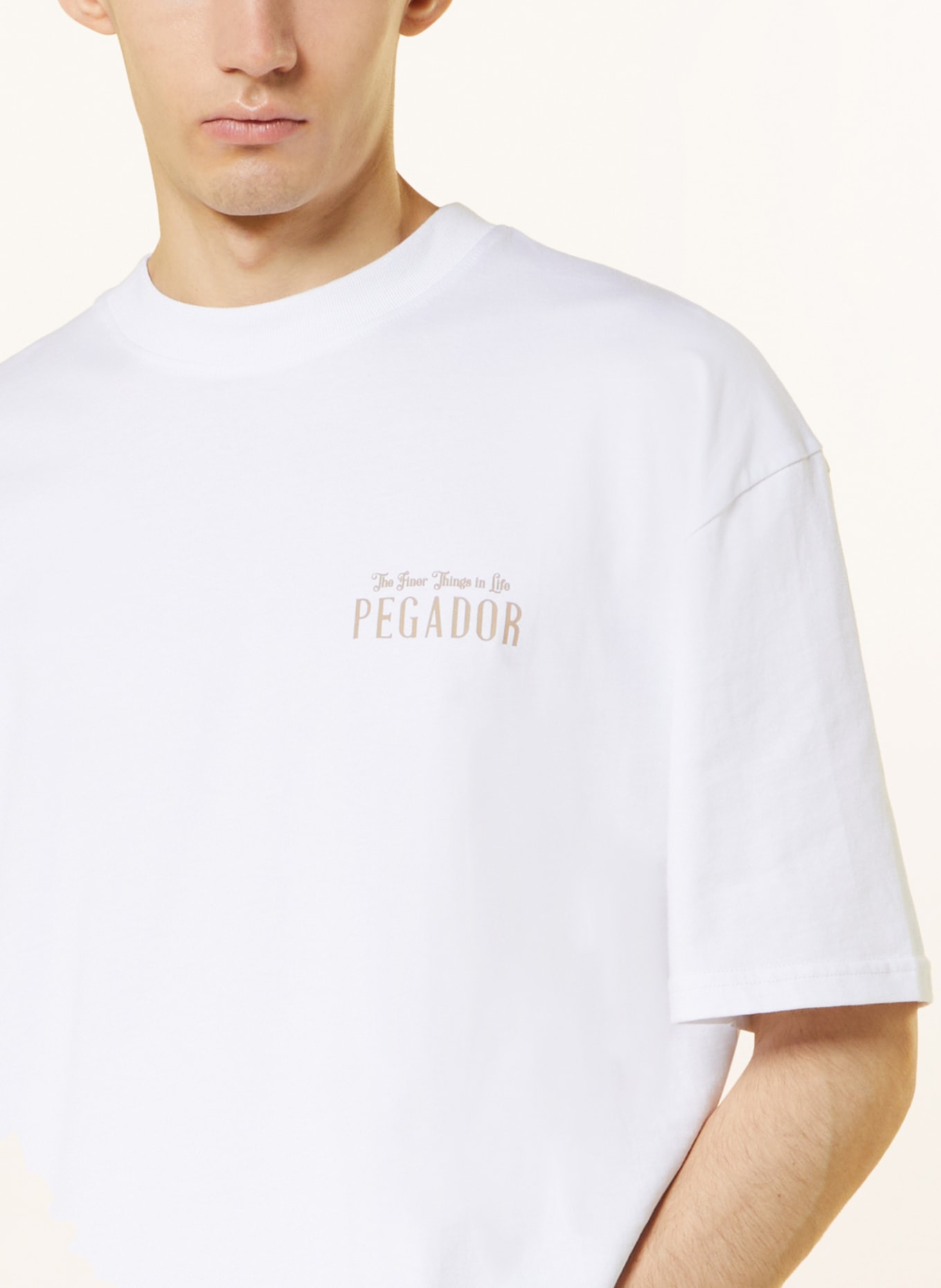 PEGADOR T-shirt LEANDER, Kolor: BIAŁY (Obrazek 4)