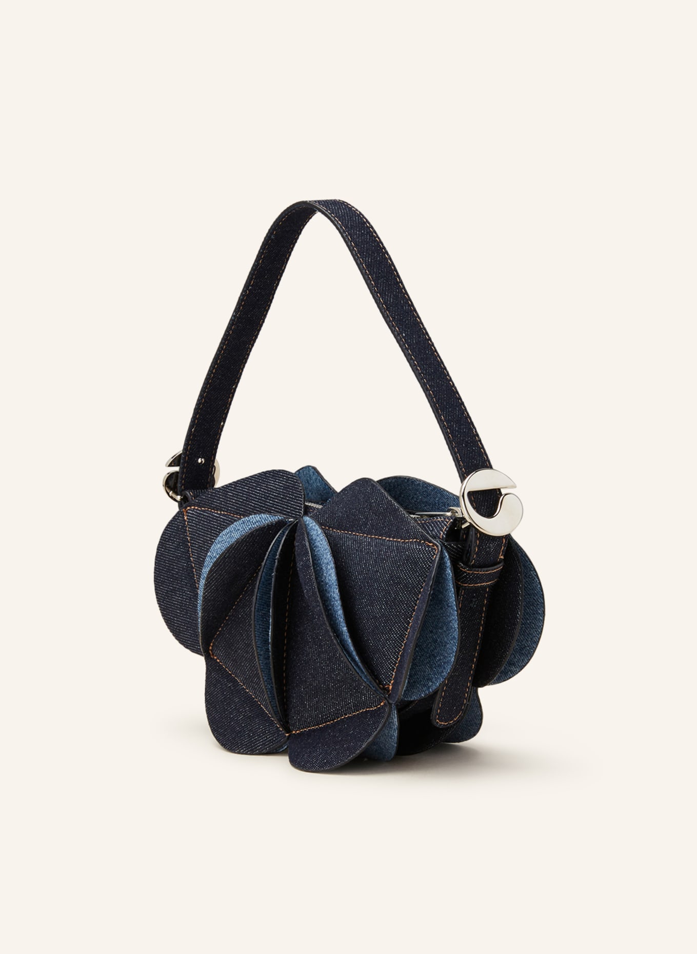 coperni Shoulder bag ORIGAMI BAG, Color: DARK BLUE (Image 2)