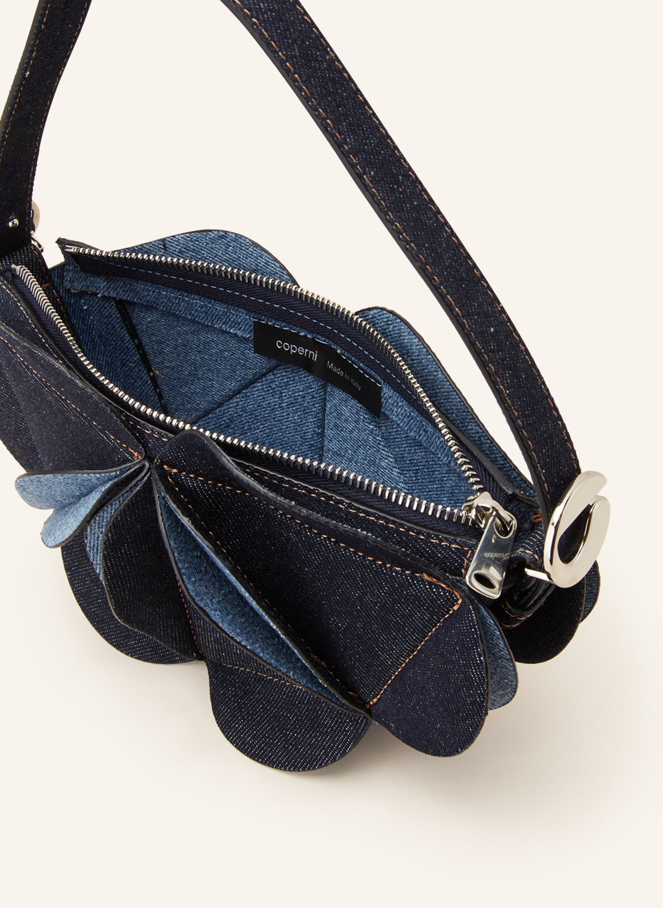 coperni Shoulder bag ORIGAMI BAG, Color: DARK BLUE (Image 3)