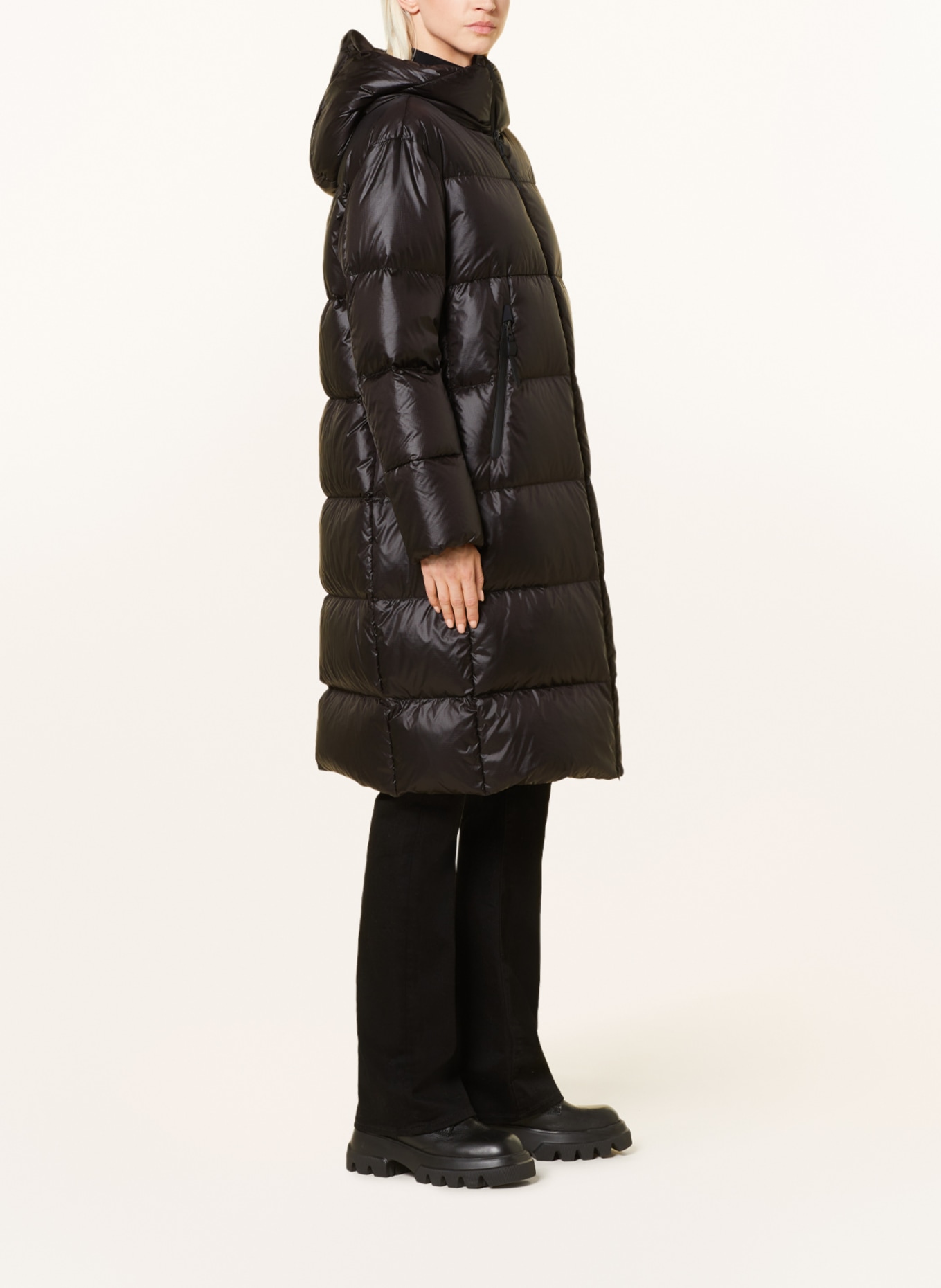 PEUTEREY Down coat SELECTRIC, Color: BLACK (Image 4)