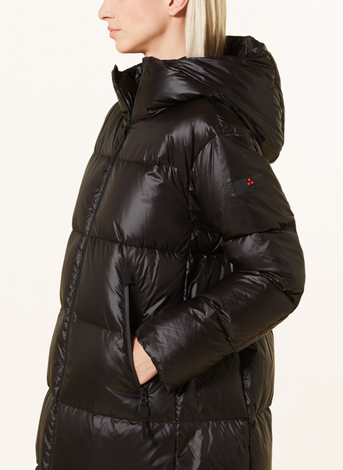 PEUTEREY Down coat SELECTRIC, Color: BLACK (Image 5)
