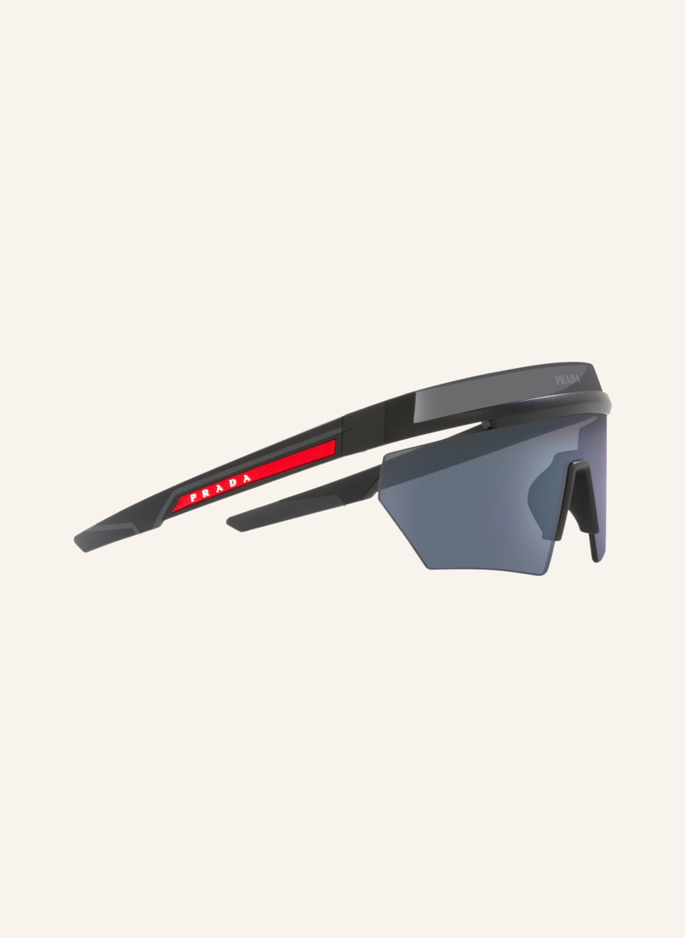 PRADA LINEA ROSSA Sunglasses PS 01YS, Color: 1BO03U - MATT BLACK/DARK GRAY (Image 3)