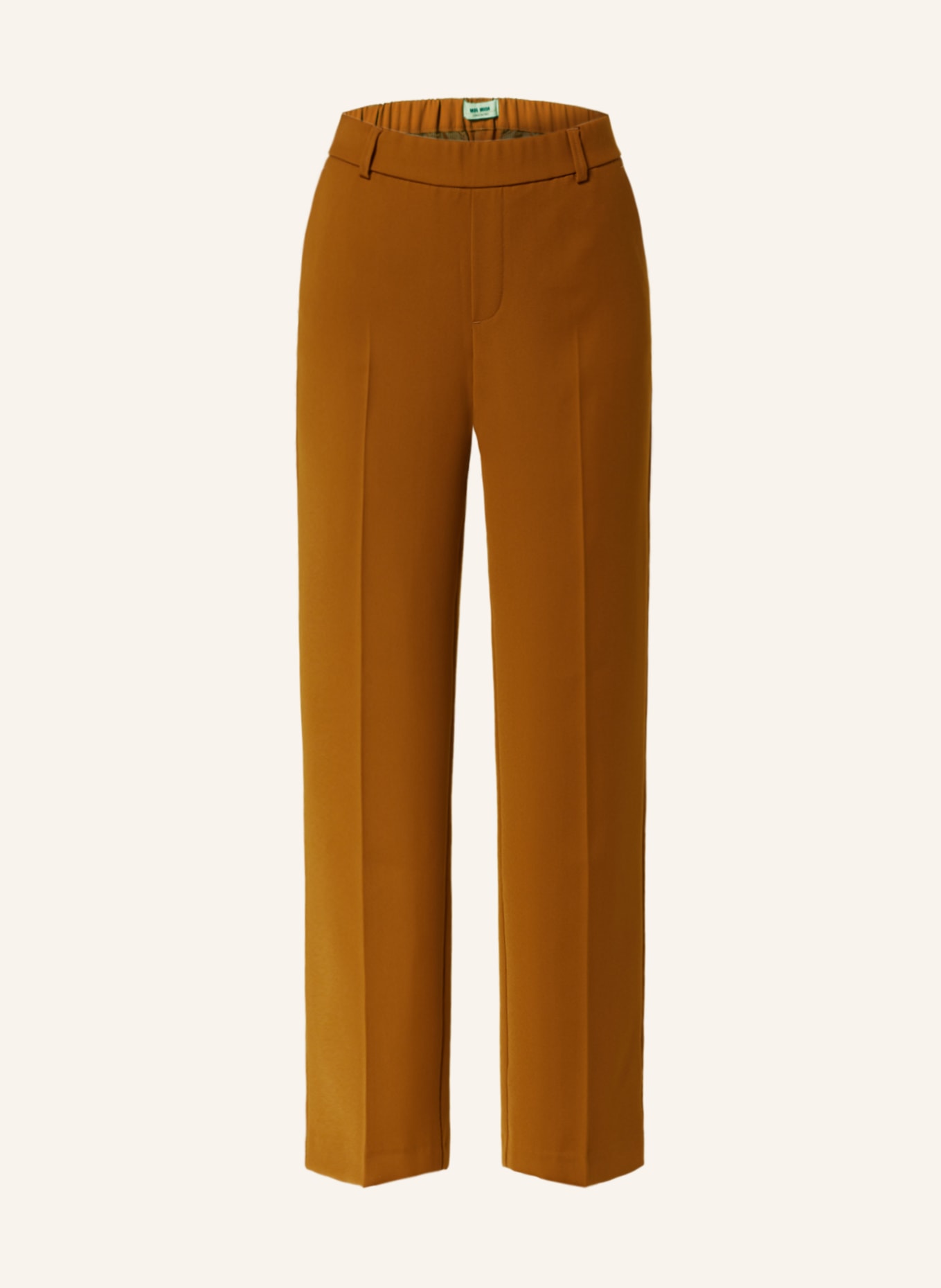 MOS MOSH Wide leg trousers MMBAI LEIA, Color: DARK ORANGE (Image 1)