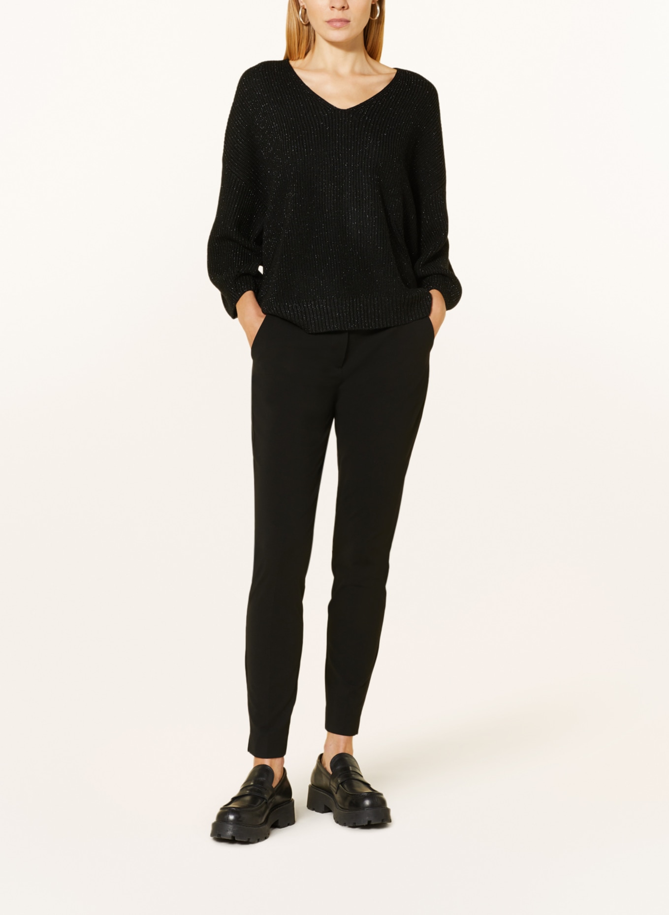 comma Trousers, Color: BLACK (Image 2)