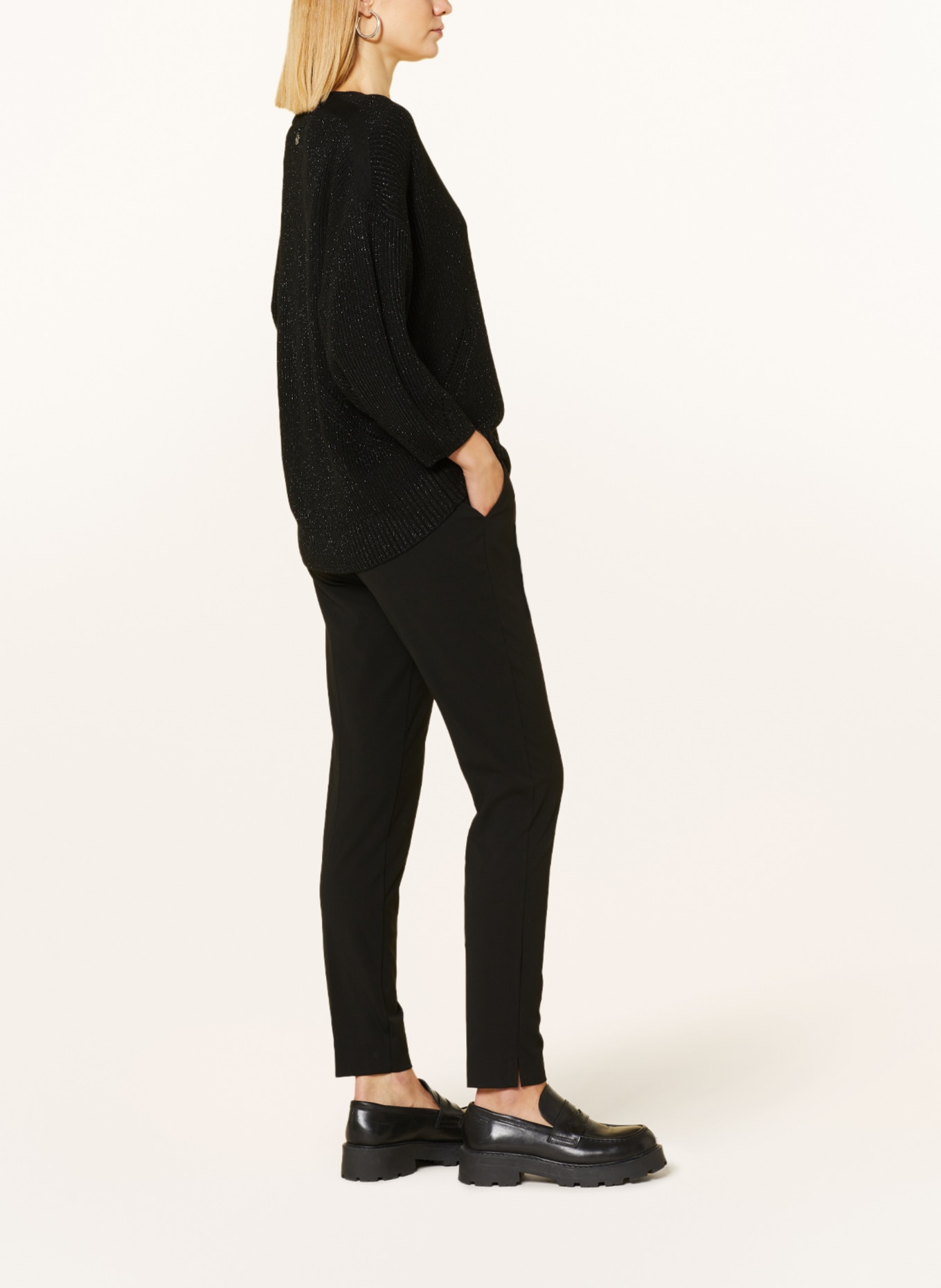 comma Trousers, Color: BLACK (Image 4)