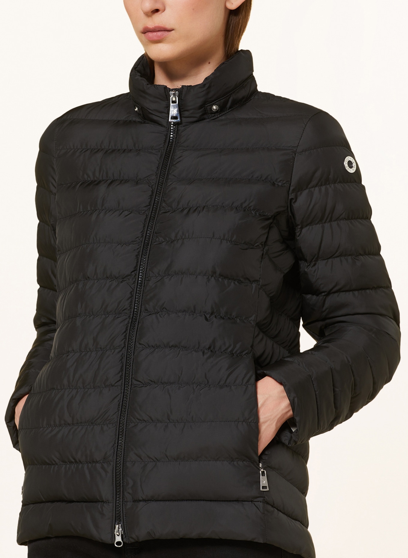 FUCHS SCHMITT Quilted jacket with detachable hood, Color: BLACK (Image 6)