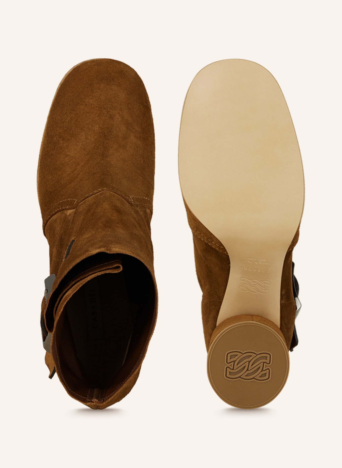 CASADEI Kotníčkové boty CLEO, Barva: HNĚDÁ (Obrázek 5)