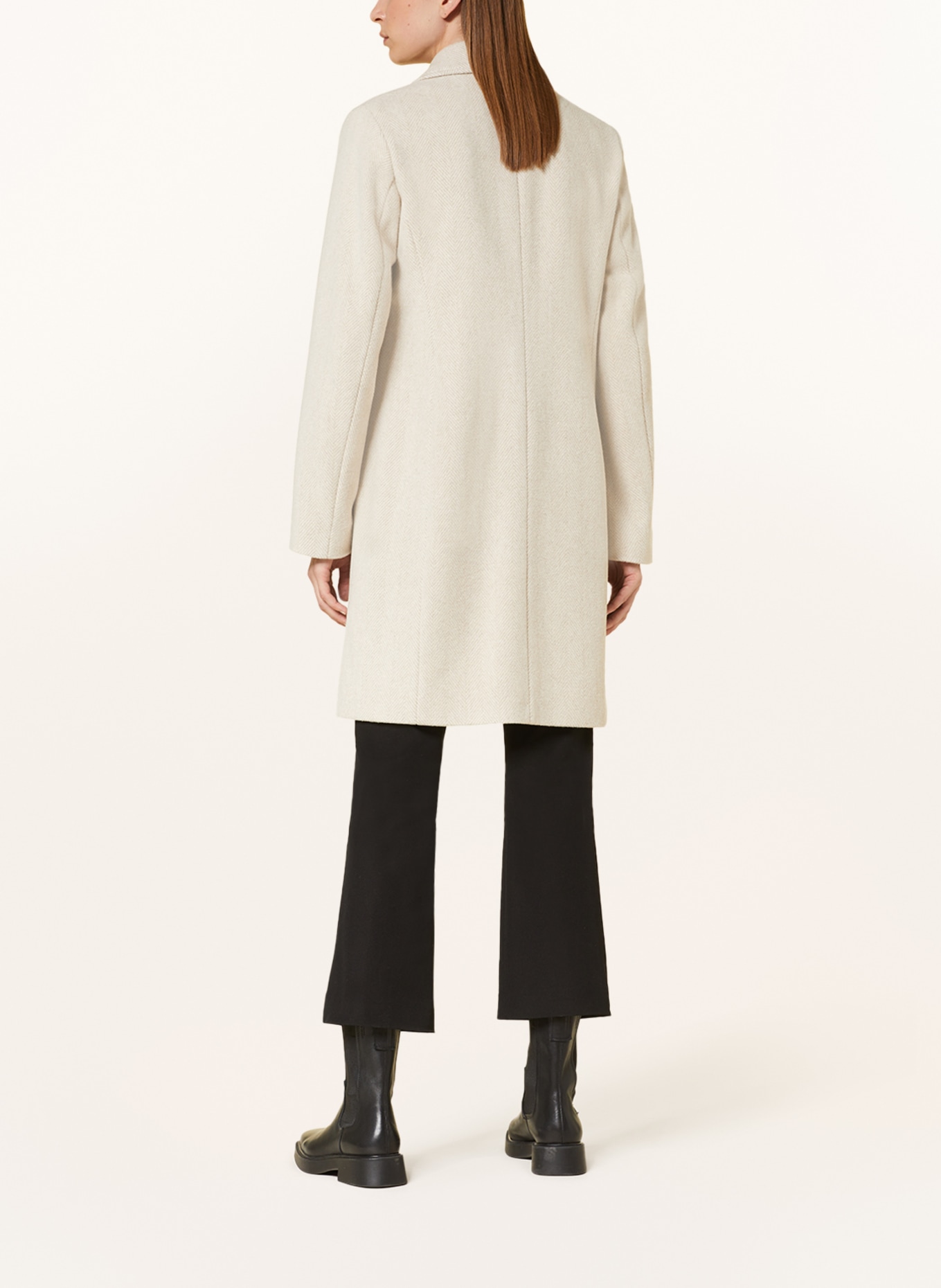 FUCHS SCHMITT Wool coat, Color: BEIGE/ CREAM (Image 3)