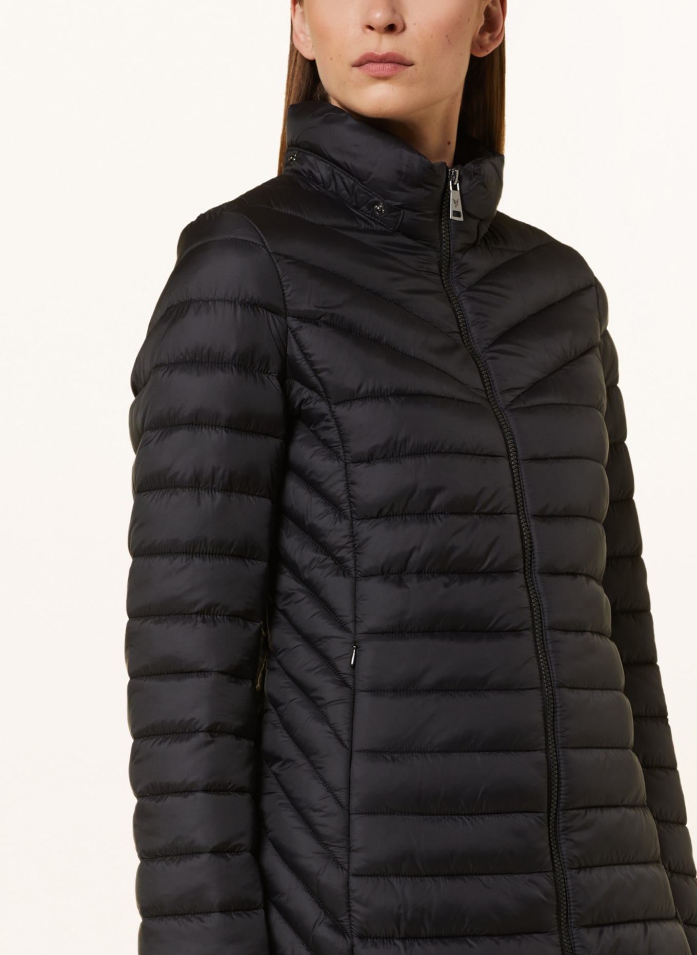 FUCHS SCHMITT Quilted jacket with detachable hood, Color: BLACK (Image 6)