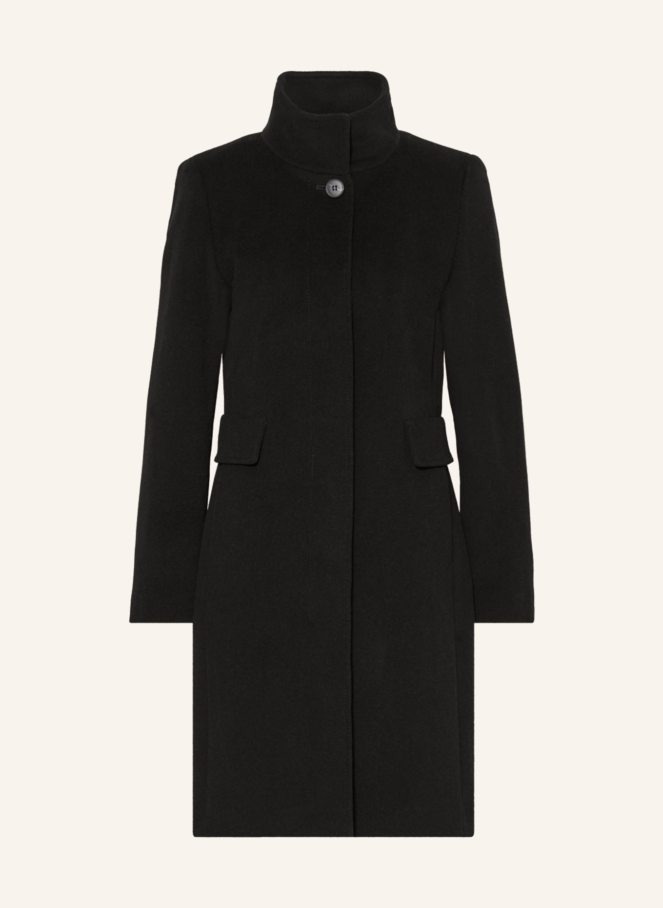 FUCHS SCHMITT Wool coat, Color: BLACK (Image 1)