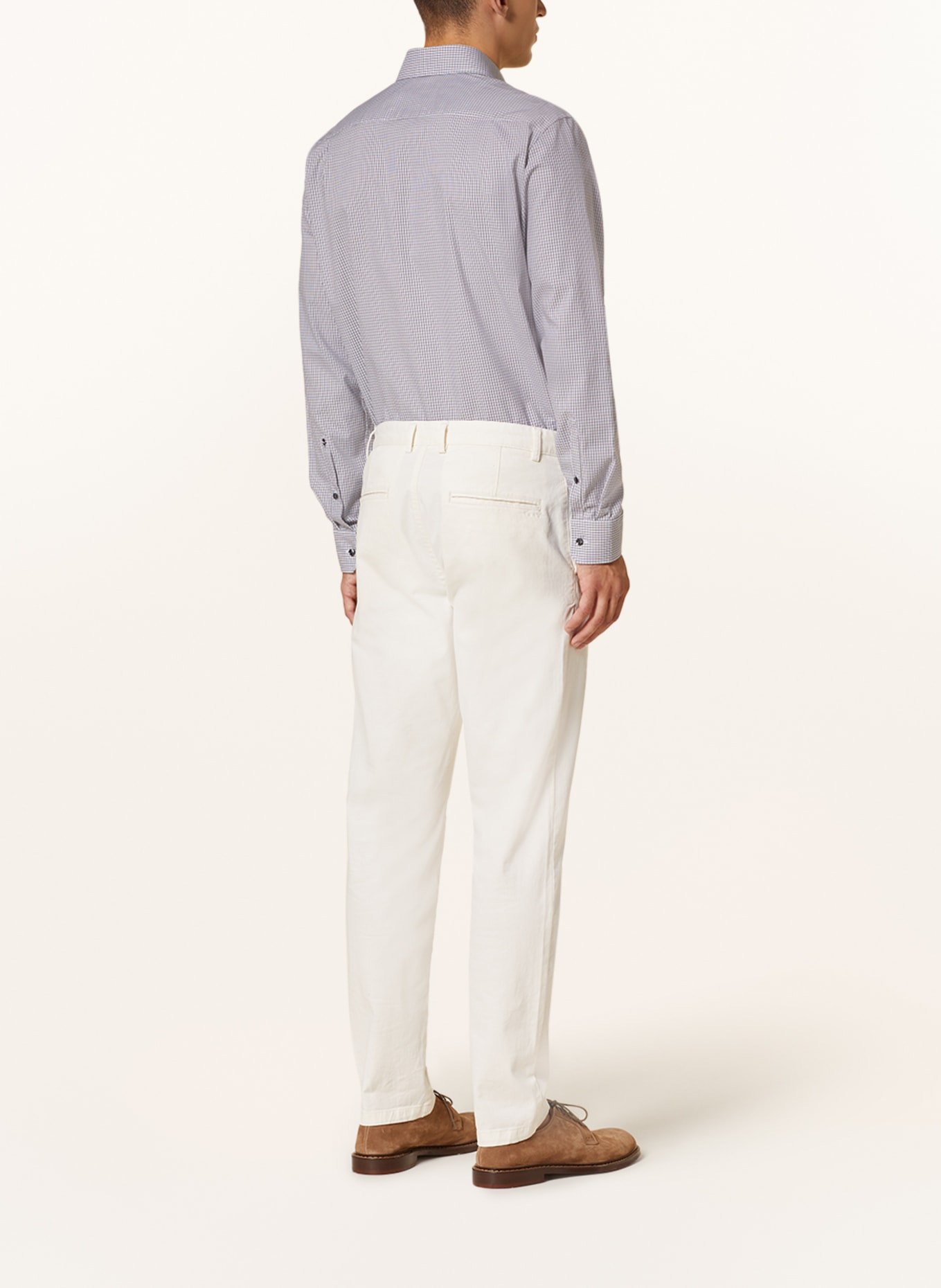 seidensticker Shirt regular fit, Color: GRAY/ WHITE (Image 3)
