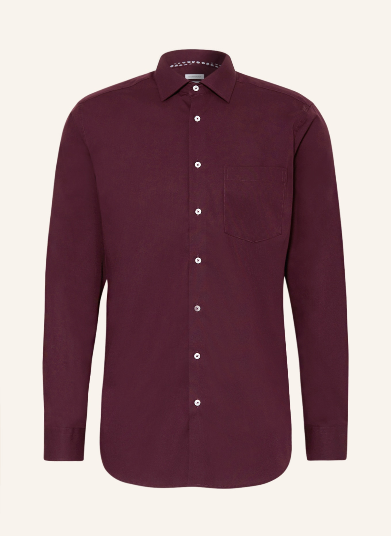seidensticker Hemd Regular Fit, Farbe: DUNKELROT (Bild 1)