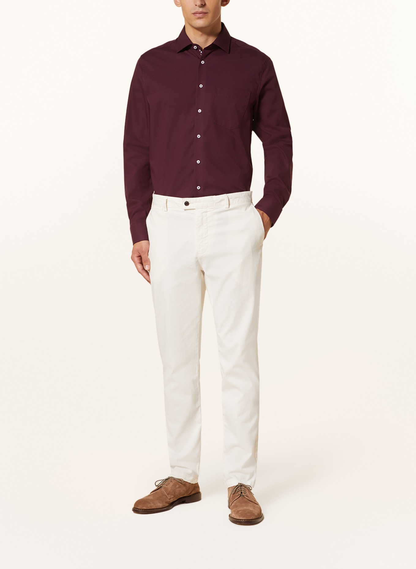 seidensticker Hemd Regular Fit, Farbe: DUNKELROT (Bild 2)