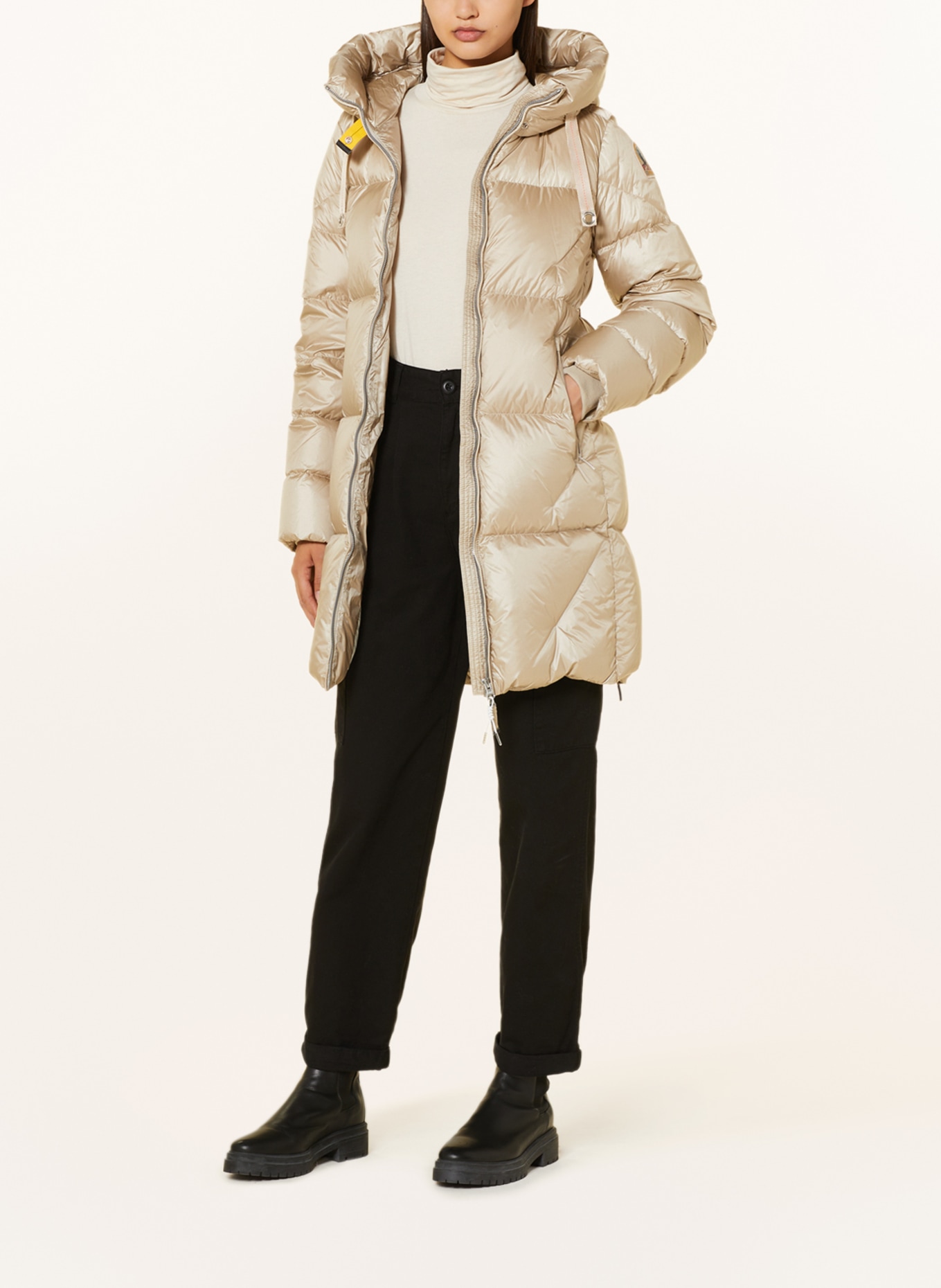 PARAJUMPERS Down coat JANET, Color: CREAM (Image 2)