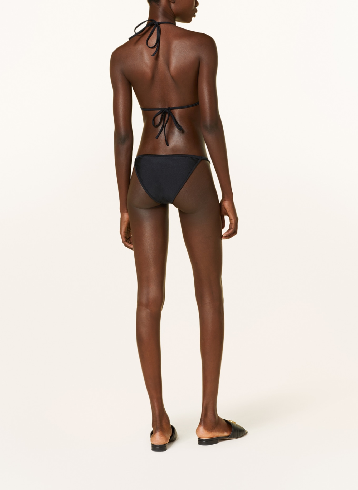 GUCCI Triangle bikini with glitter thread, Color: 1000 BLACK (Image 3)