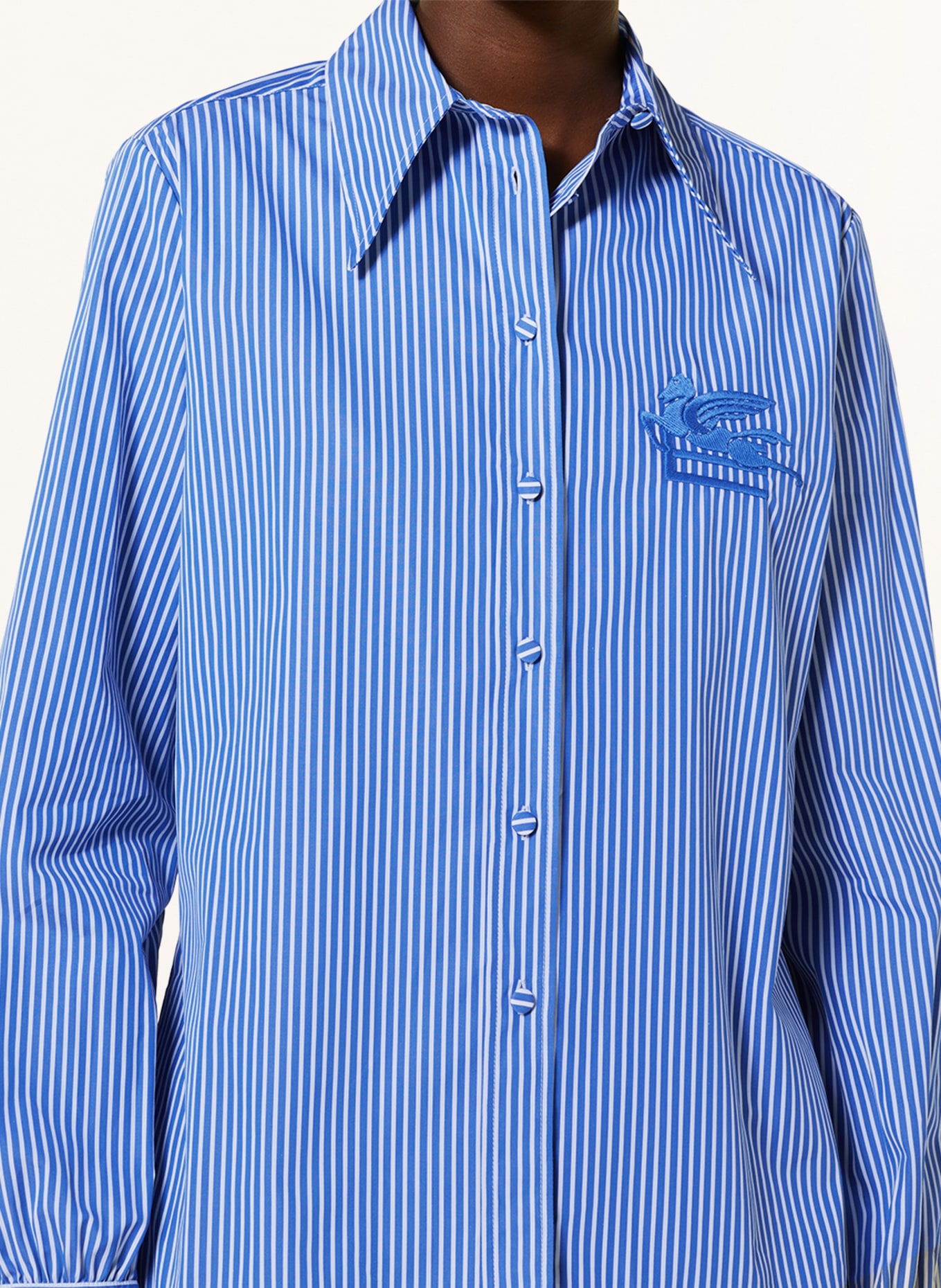 ETRO Shirt blouse, Color: BLUE/ WHITE (Image 5)