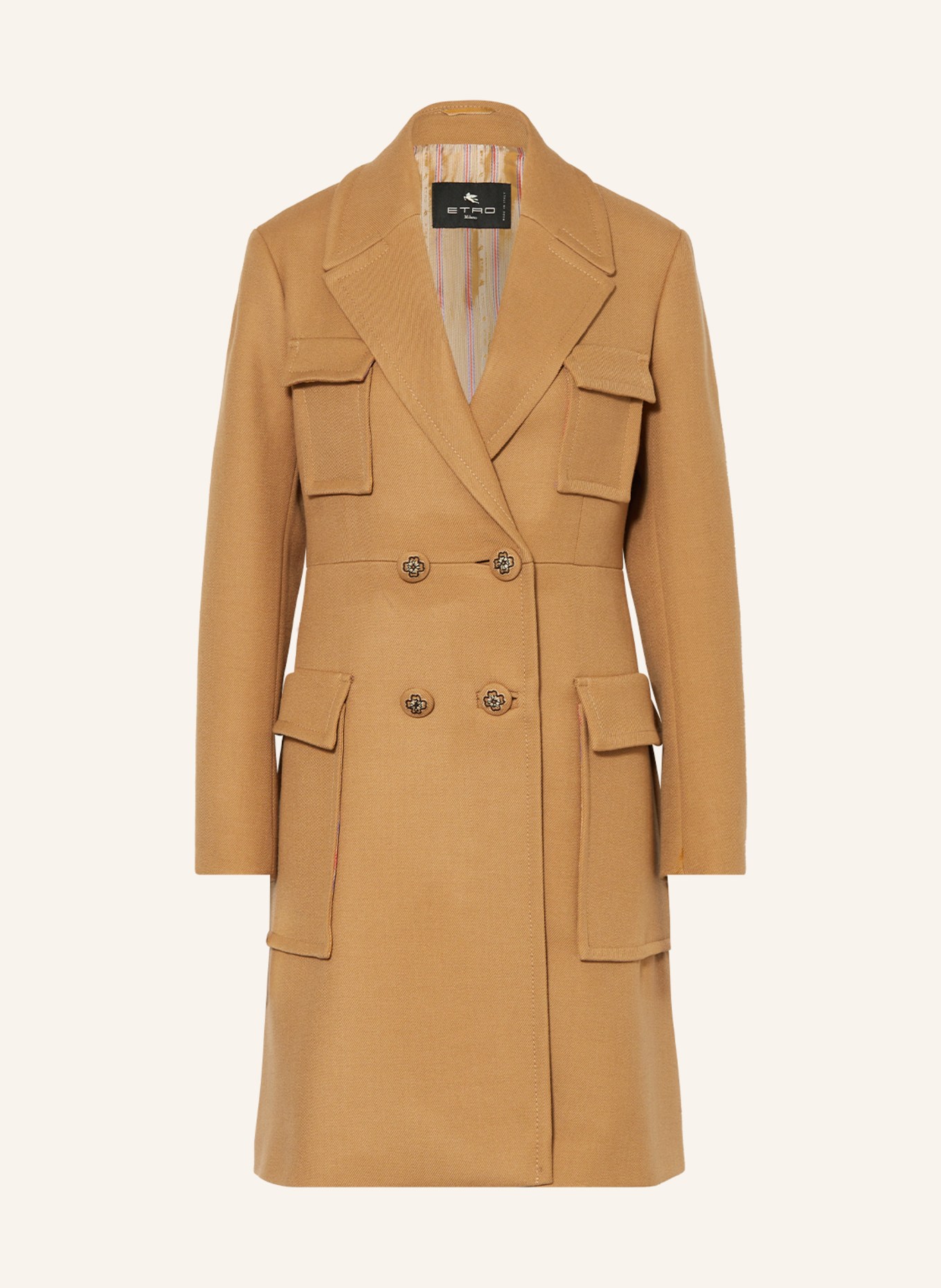 ETRO Wool coat, Color: COGNAC (Image 1)