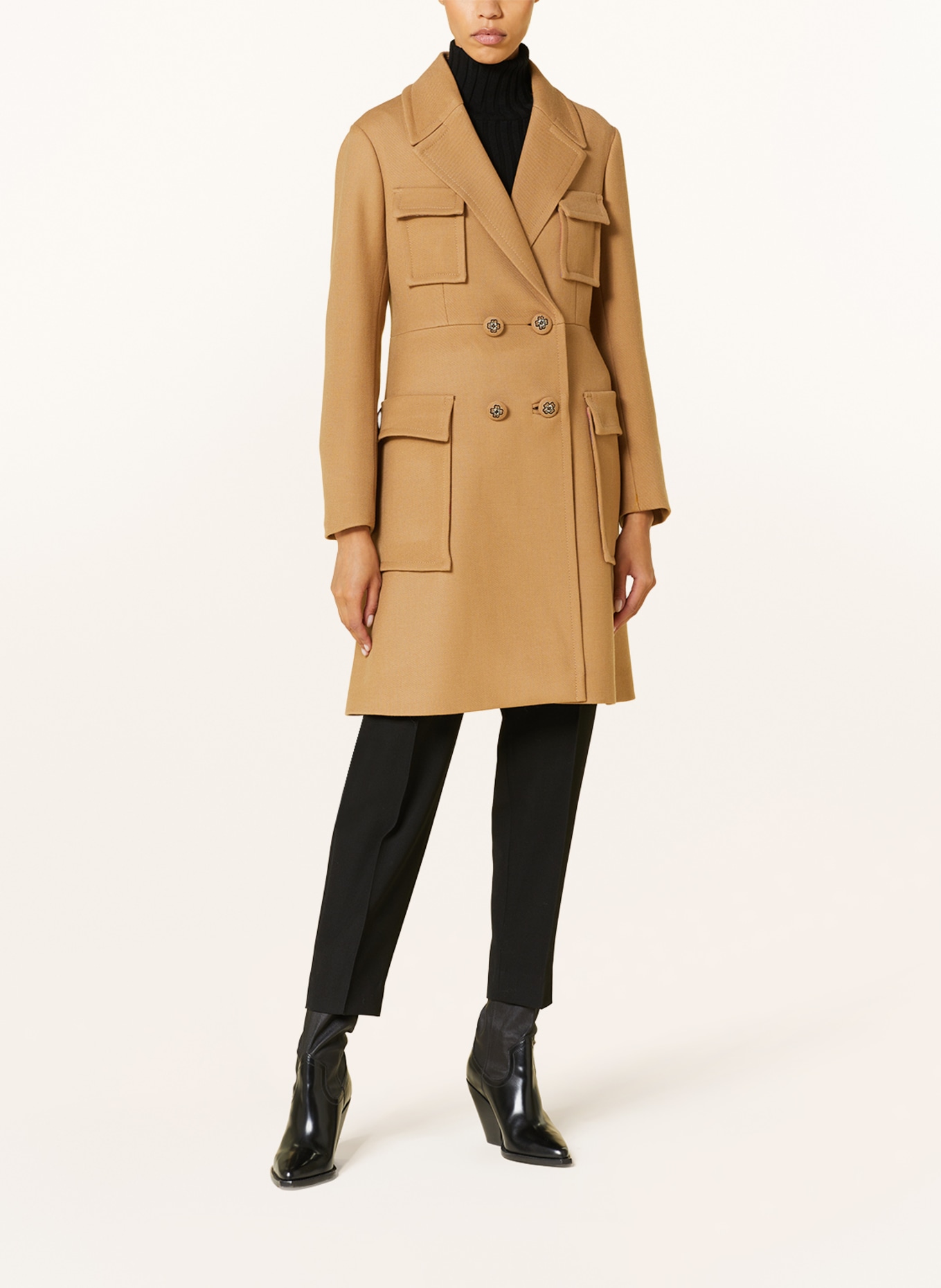 ETRO Wool coat, Color: COGNAC (Image 2)
