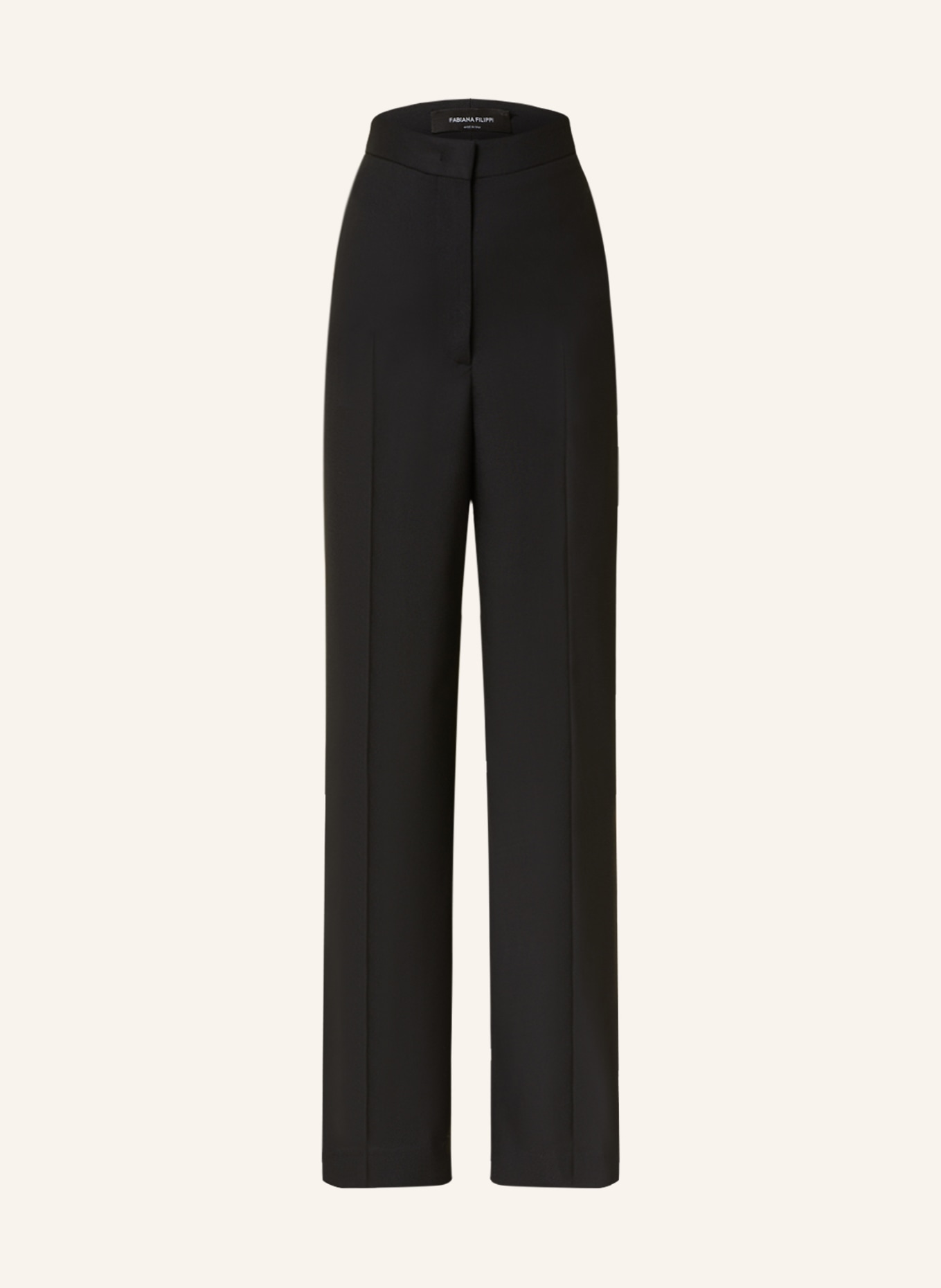 FABIANA FILIPPI Wide leg trousers, Color: BLACK (Image 1)