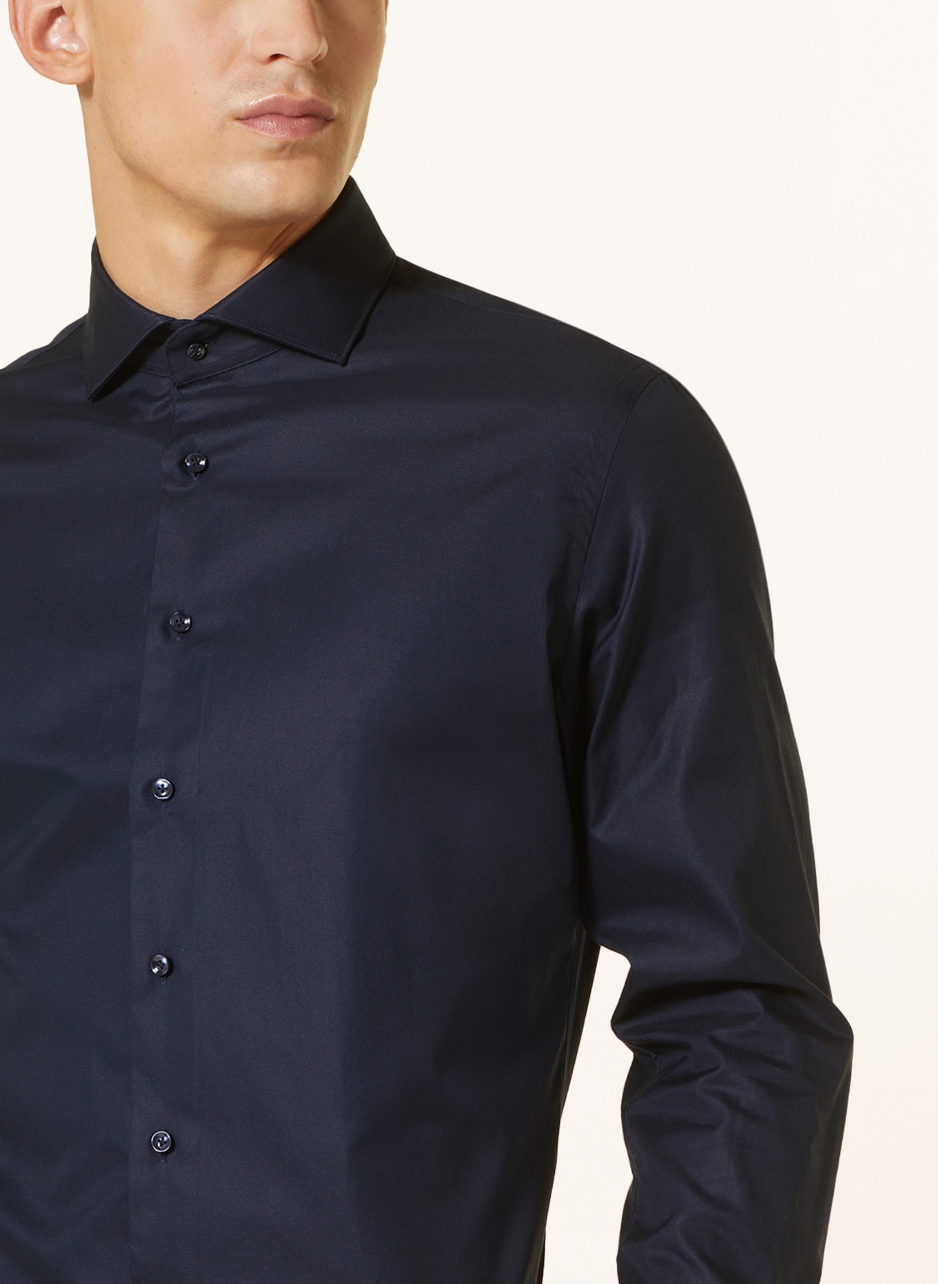 PROFUOMO Shirt slim fit, Color: DARK BLUE (Image 4)