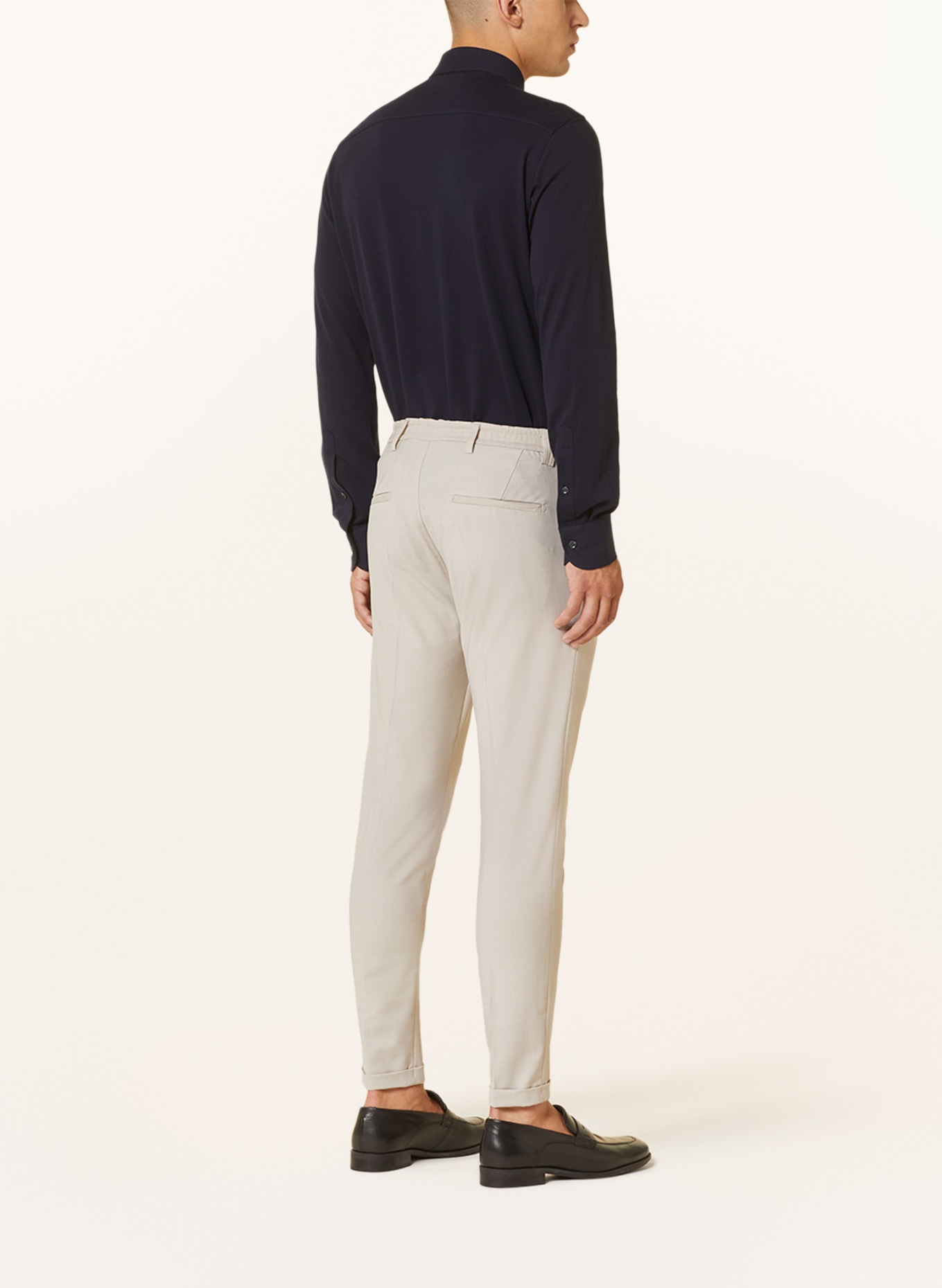PROFUOMO Piqué-Hemd Slim Fit, Farbe: DUNKELBLAU (Bild 3)