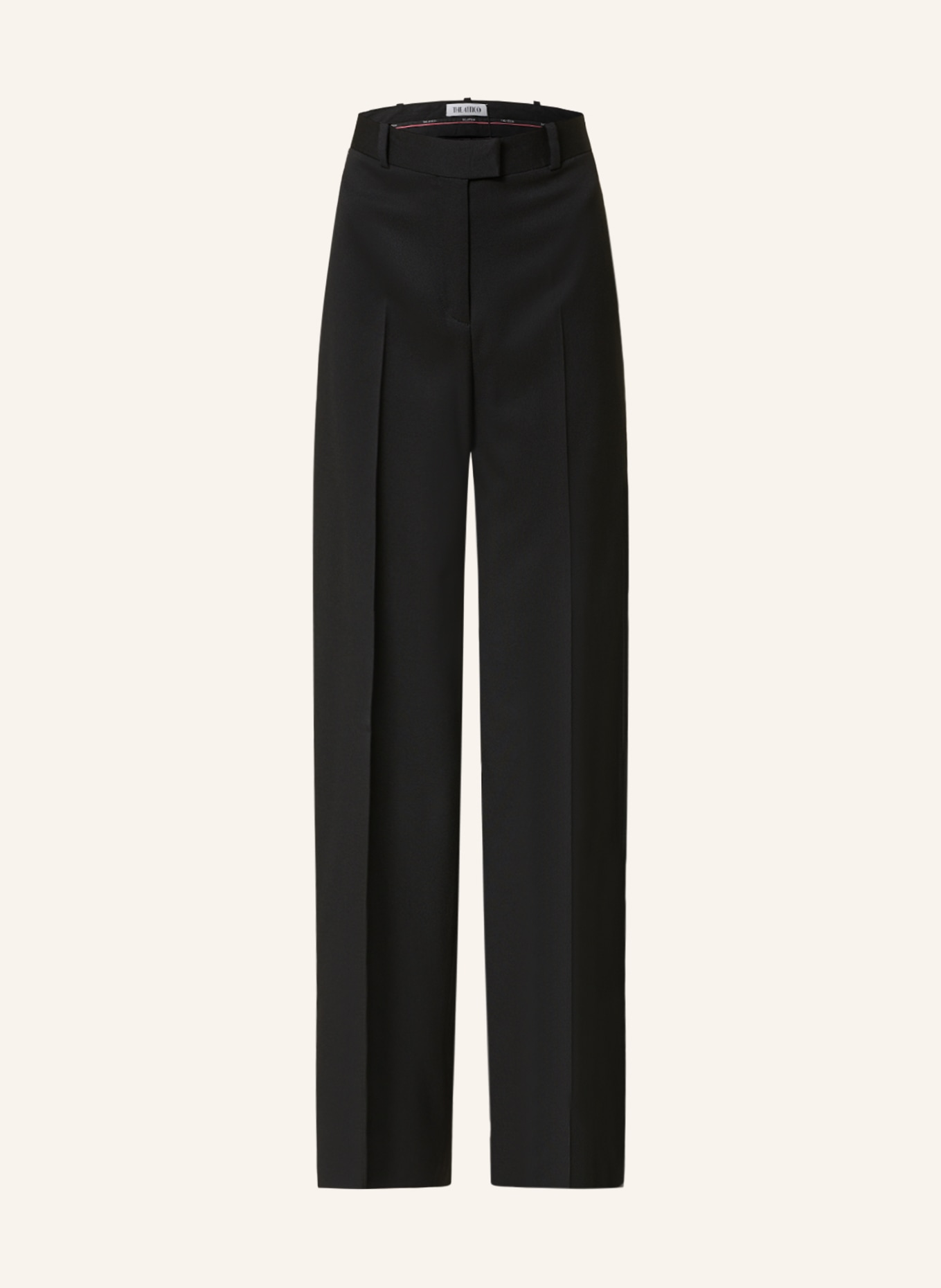 THE ATTICO Wide leg trousers JAGGER, Color: BLACK (Image 1)
