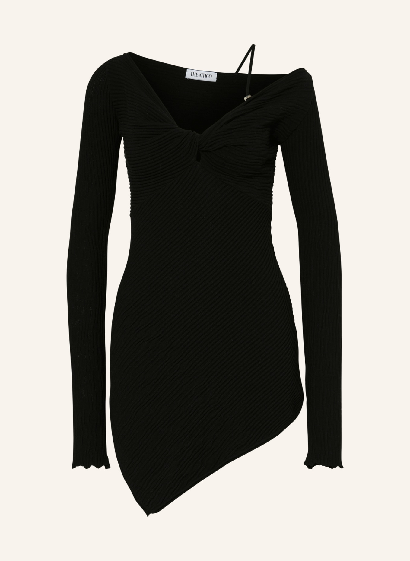 THE ATTICO Knit dress DESAI, Color: BLACK (Image 1)
